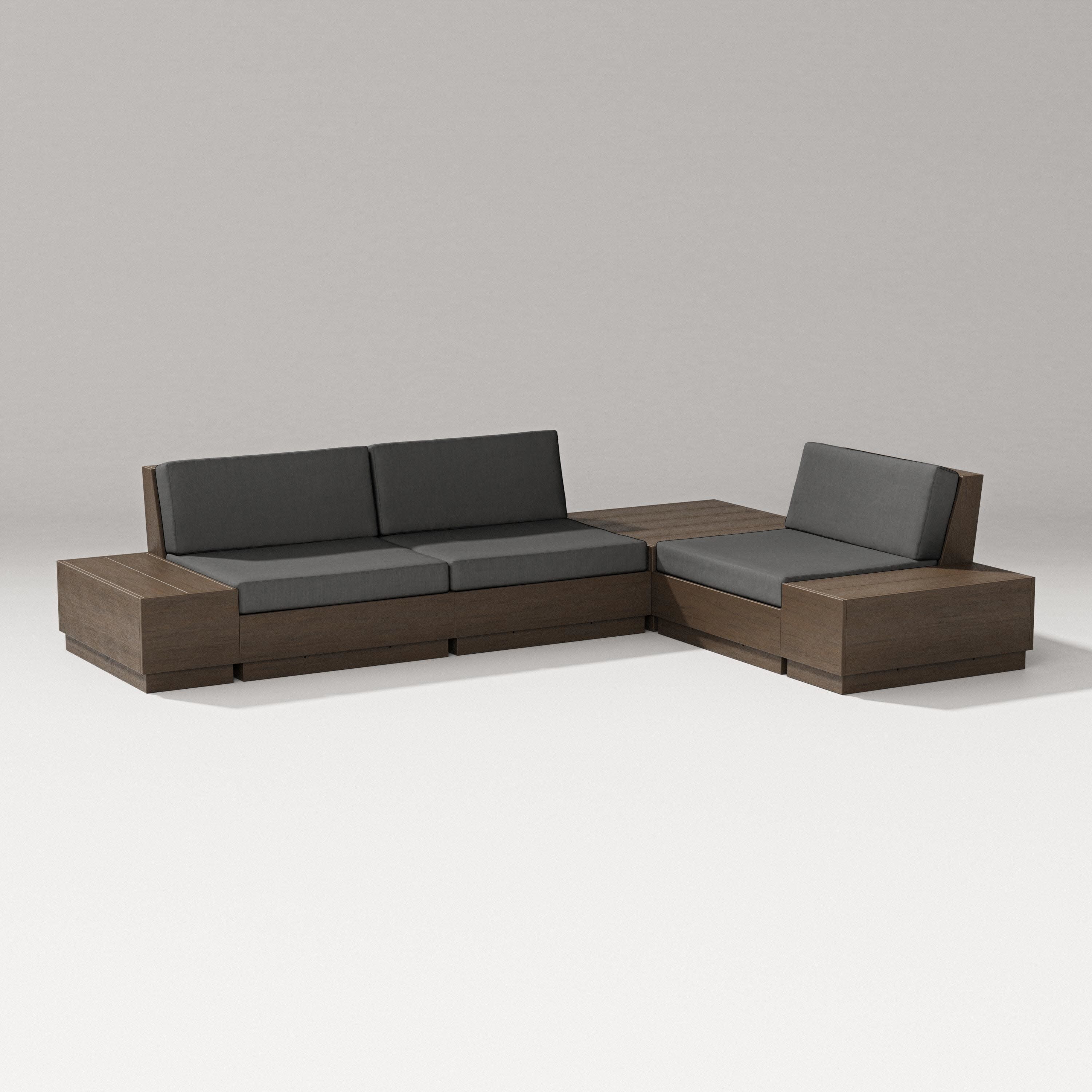 Elevate 6-Piece Corner Sectional in Kona / Spectrum Carbon