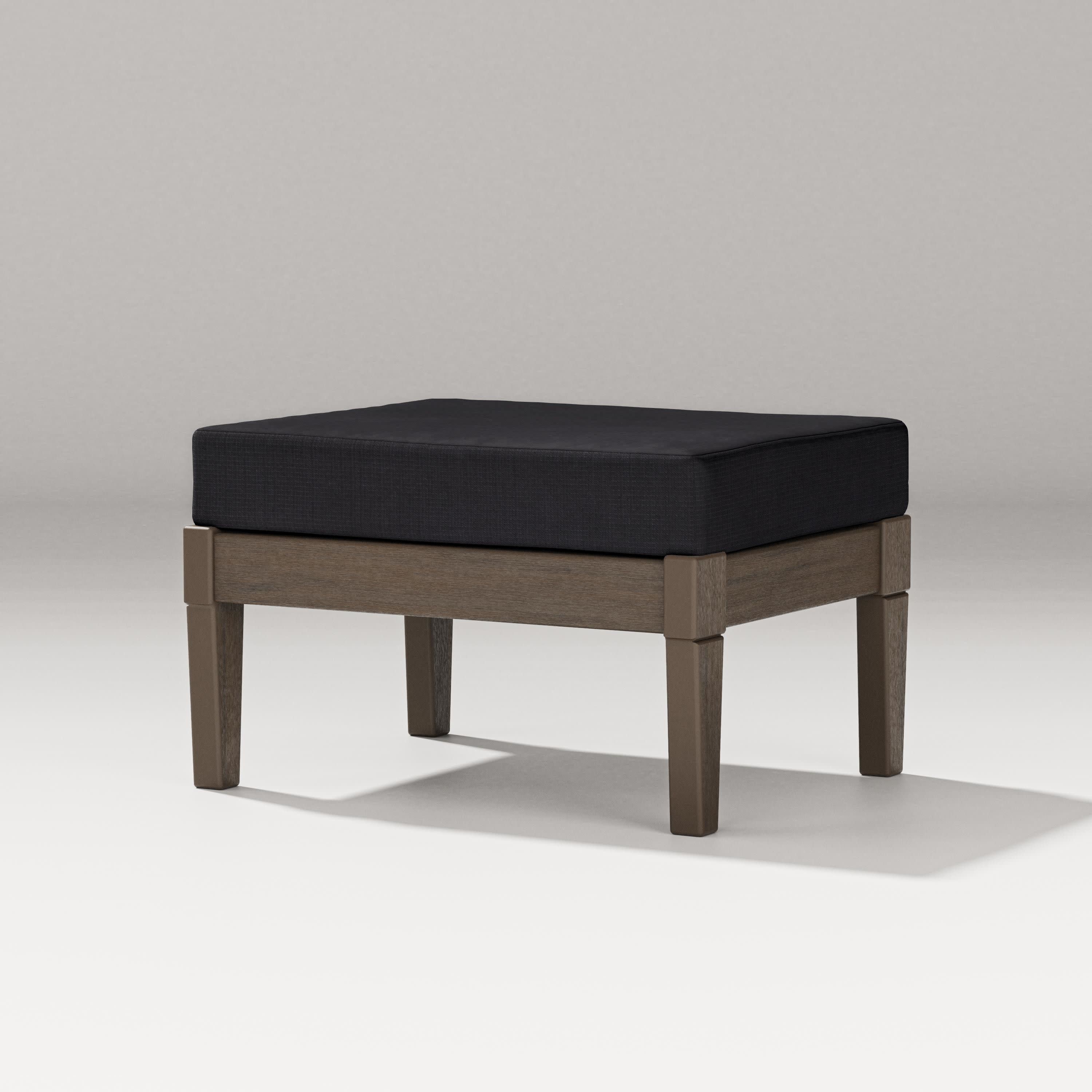 Estate Lounge Ottoman in Kona / Midnight Linen