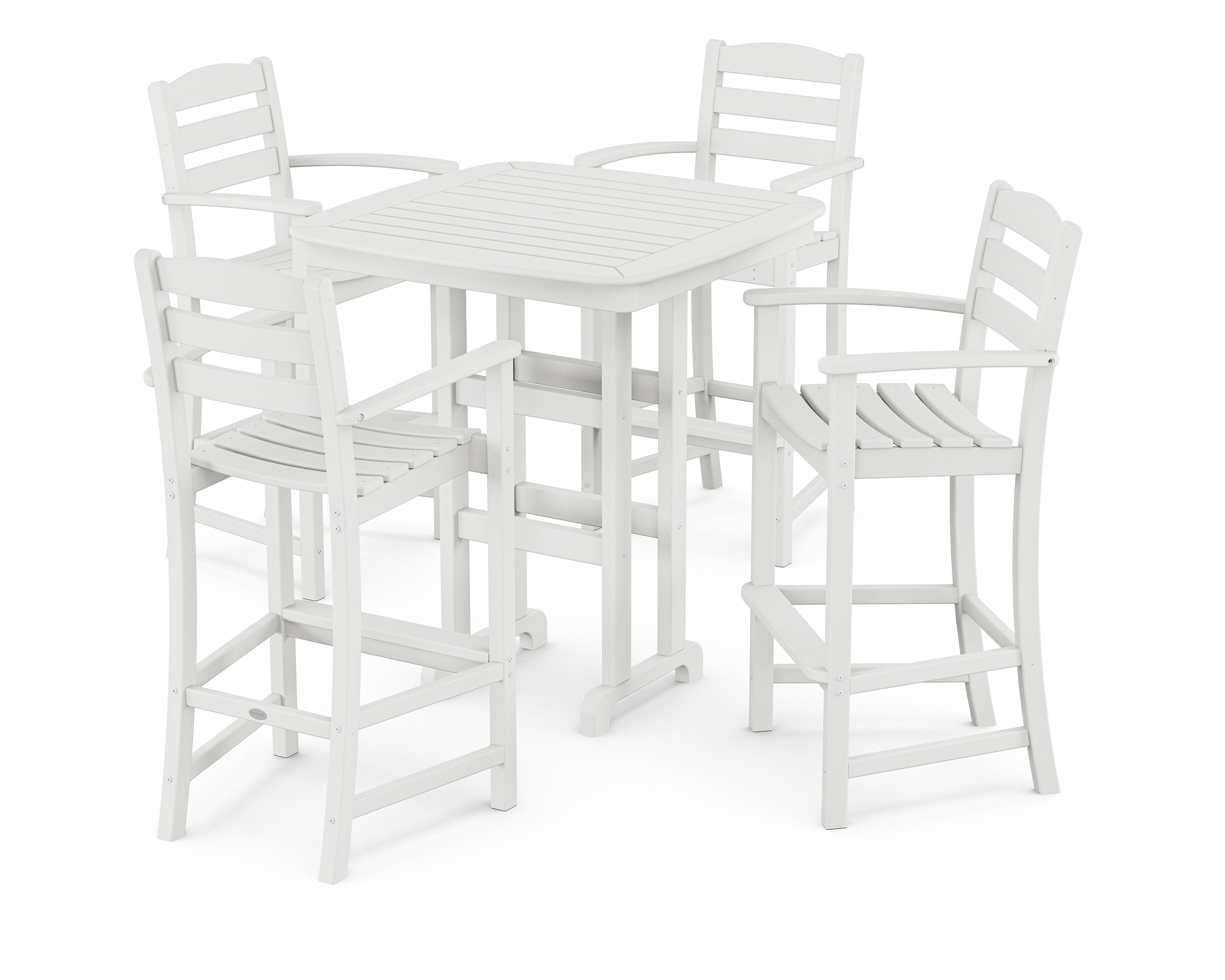 La Casa Caf 5-Piece Bar Set in White