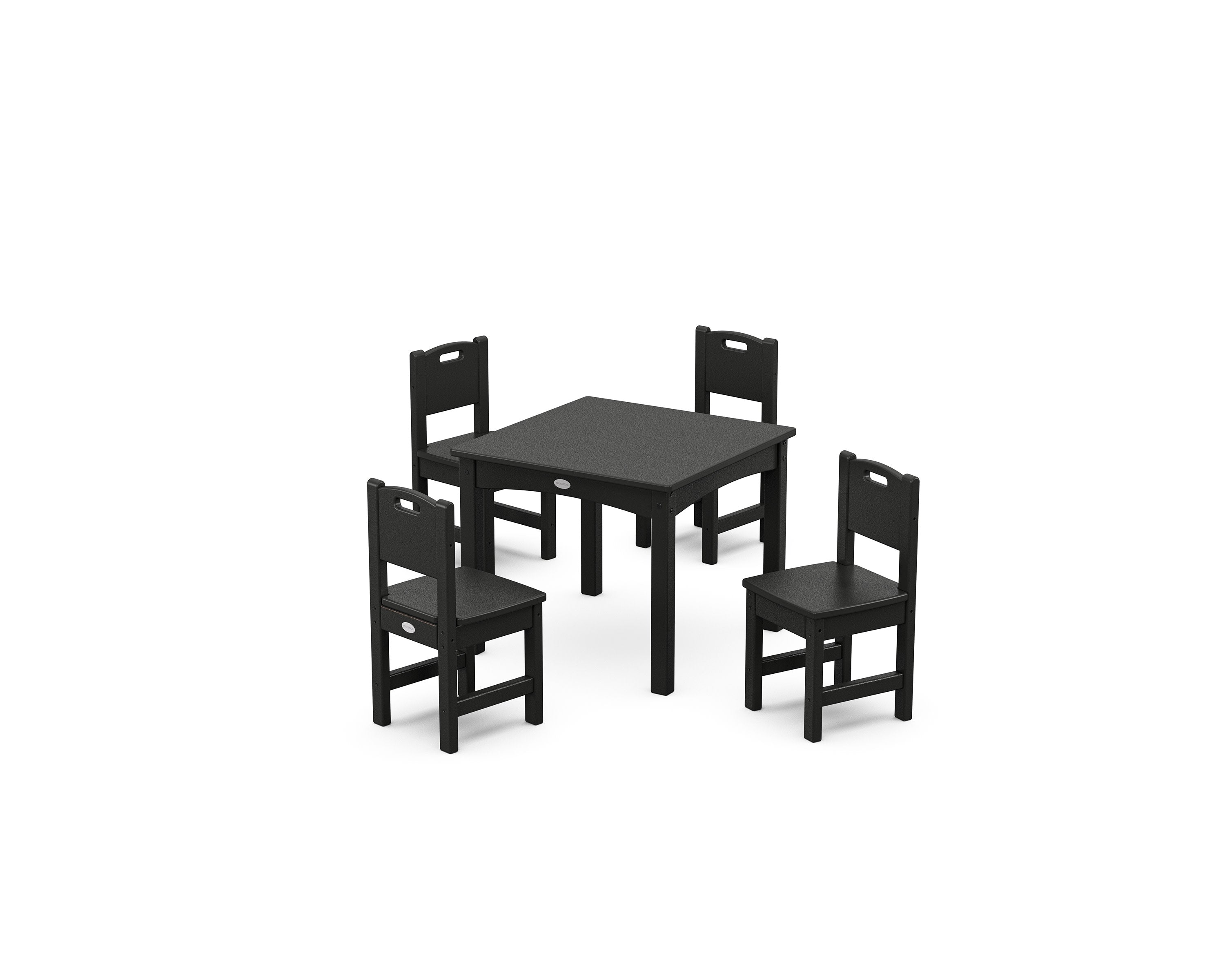 Toddler 5-Piece Dining Set in Black