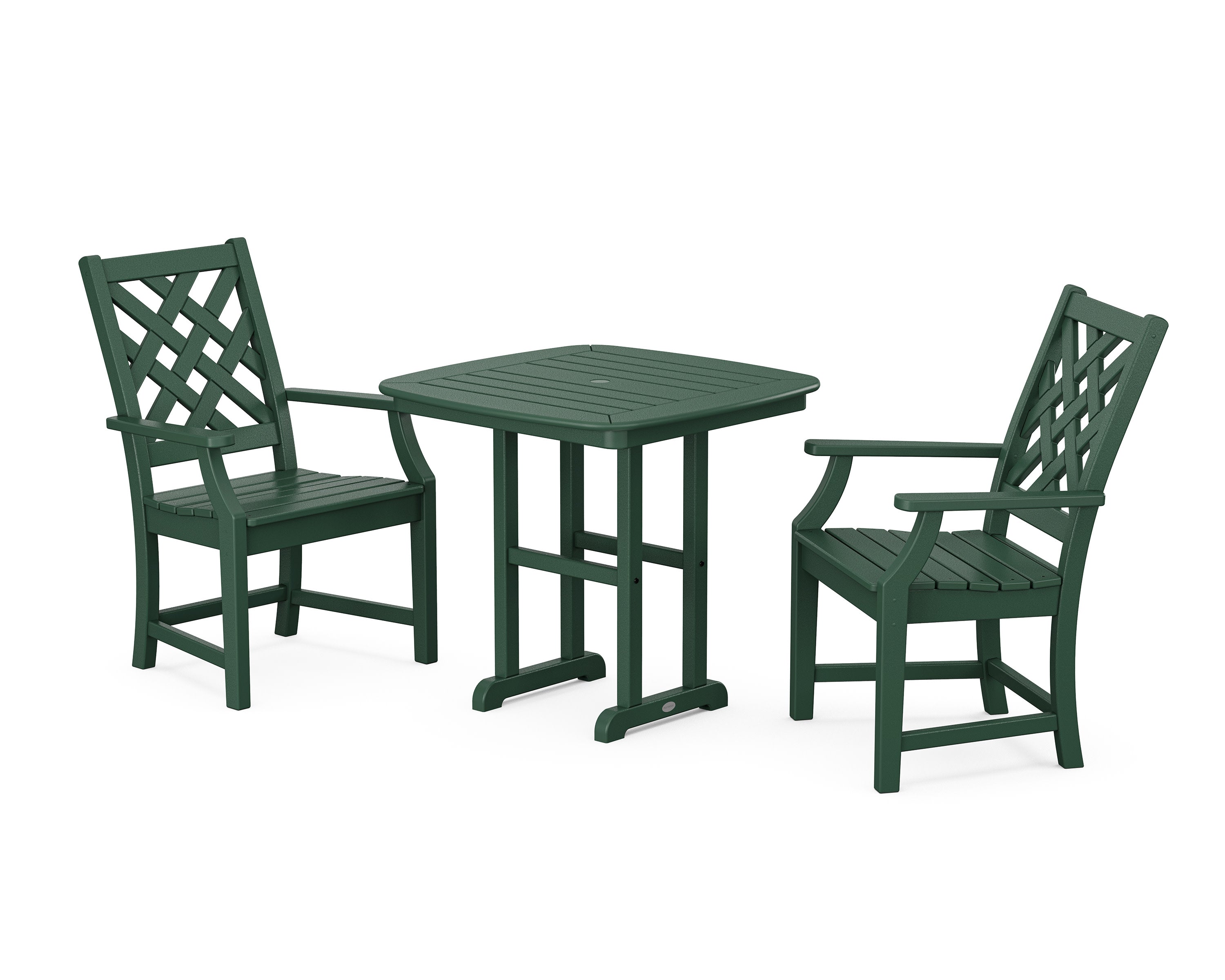Wovendale 3-Piece Dining Set in Green