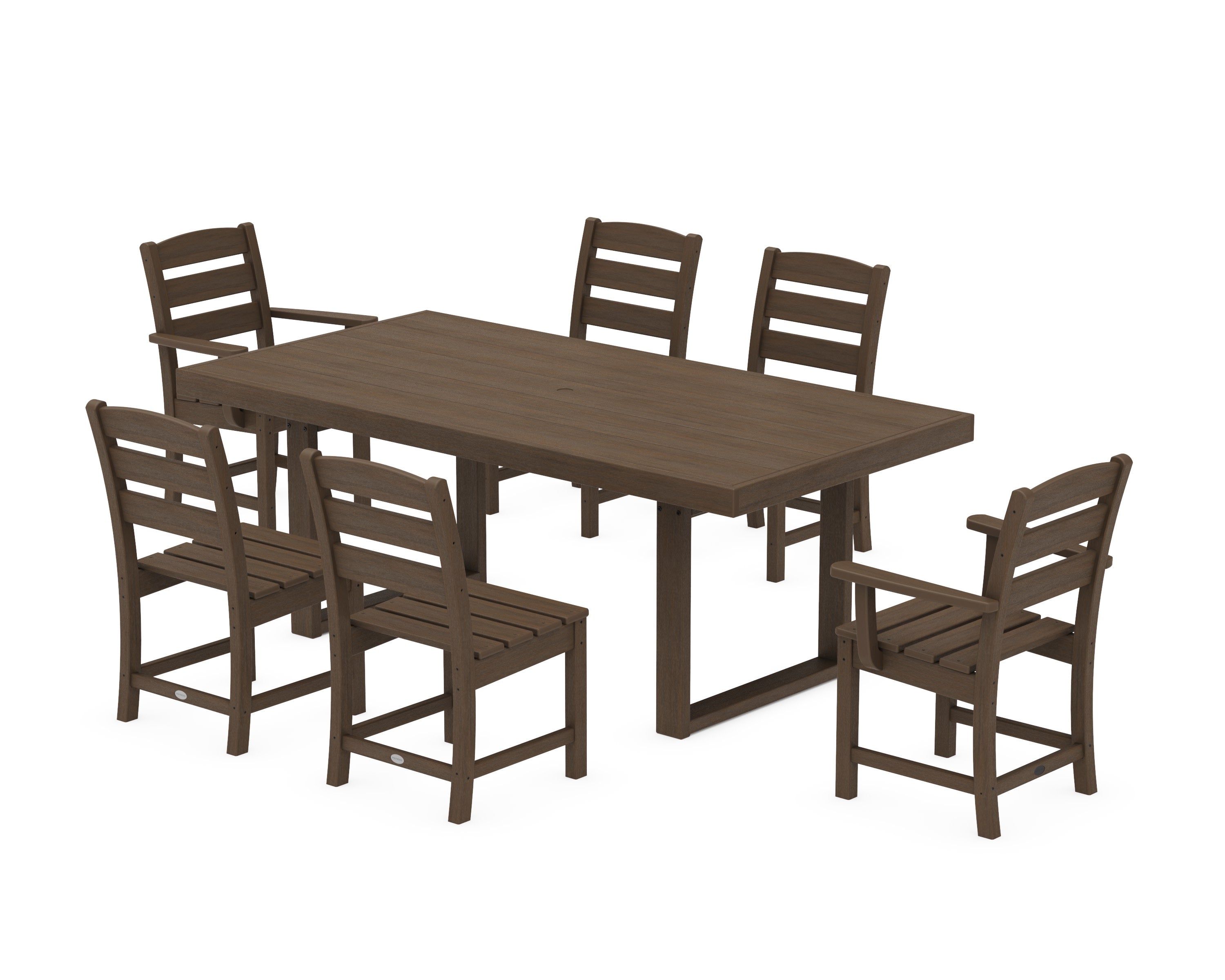 Lakeside 7-Piece Dining Set in Kona