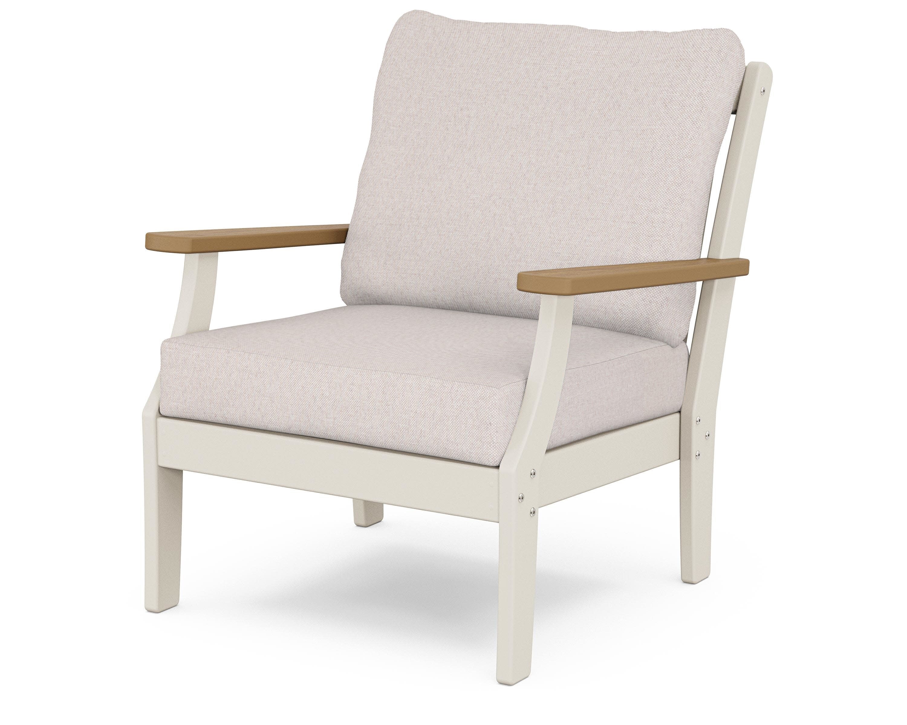 Braxton Deep Seating Chair in Sand / Natural / Dune Burlap