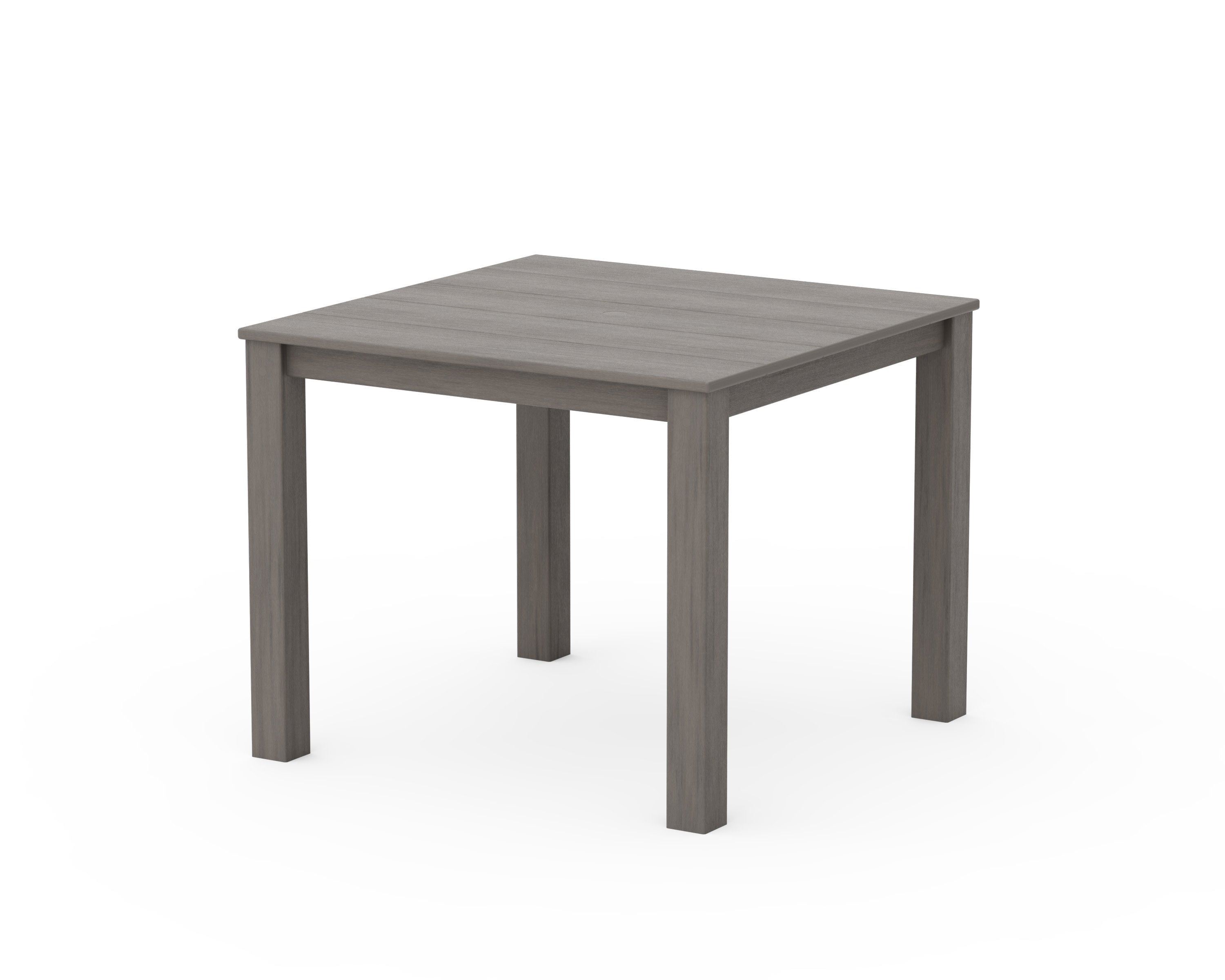 Parsons 38" X 38" Dining Table in Driftwood