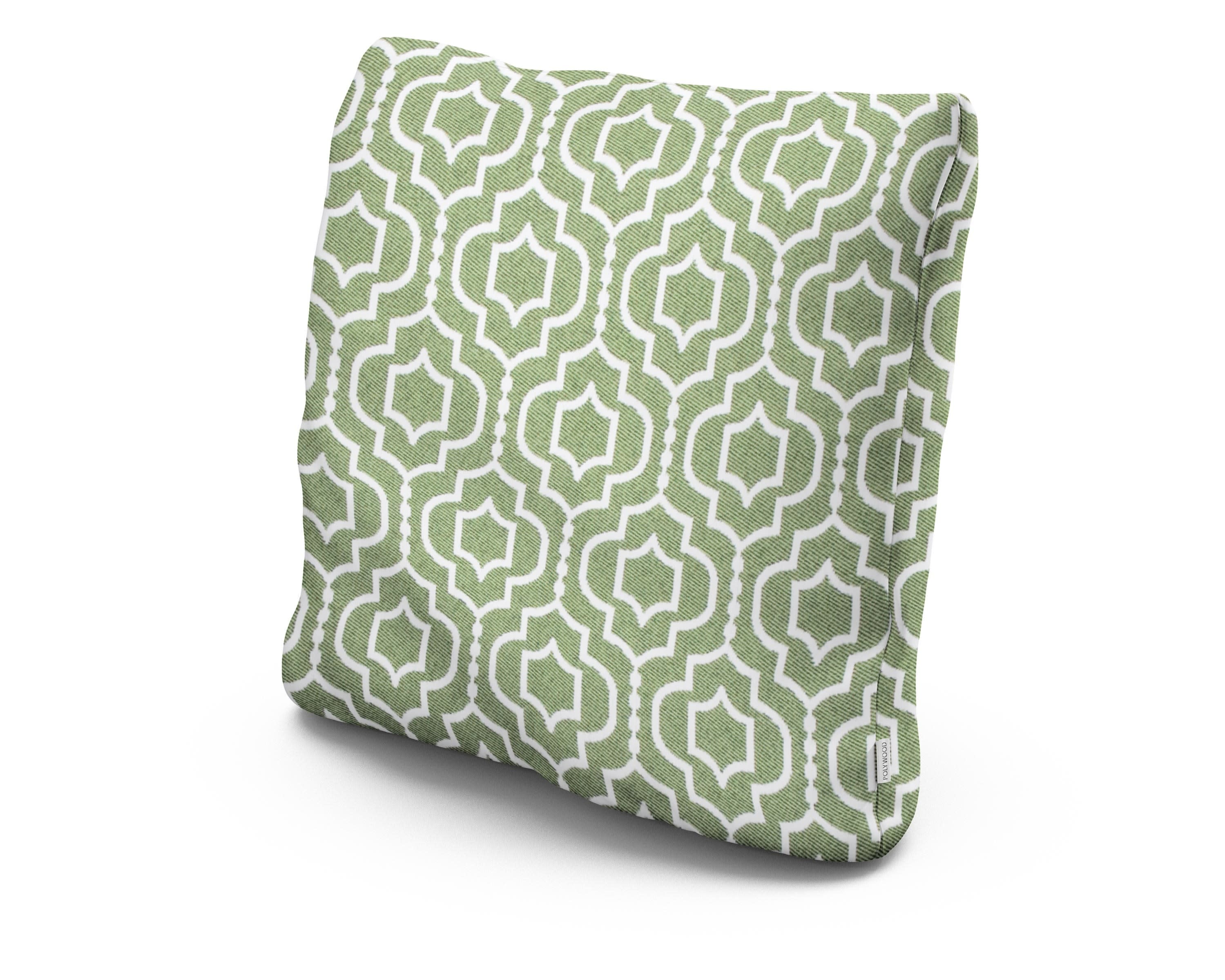 20" Outdoor Throw Pillow in Tensil Moss