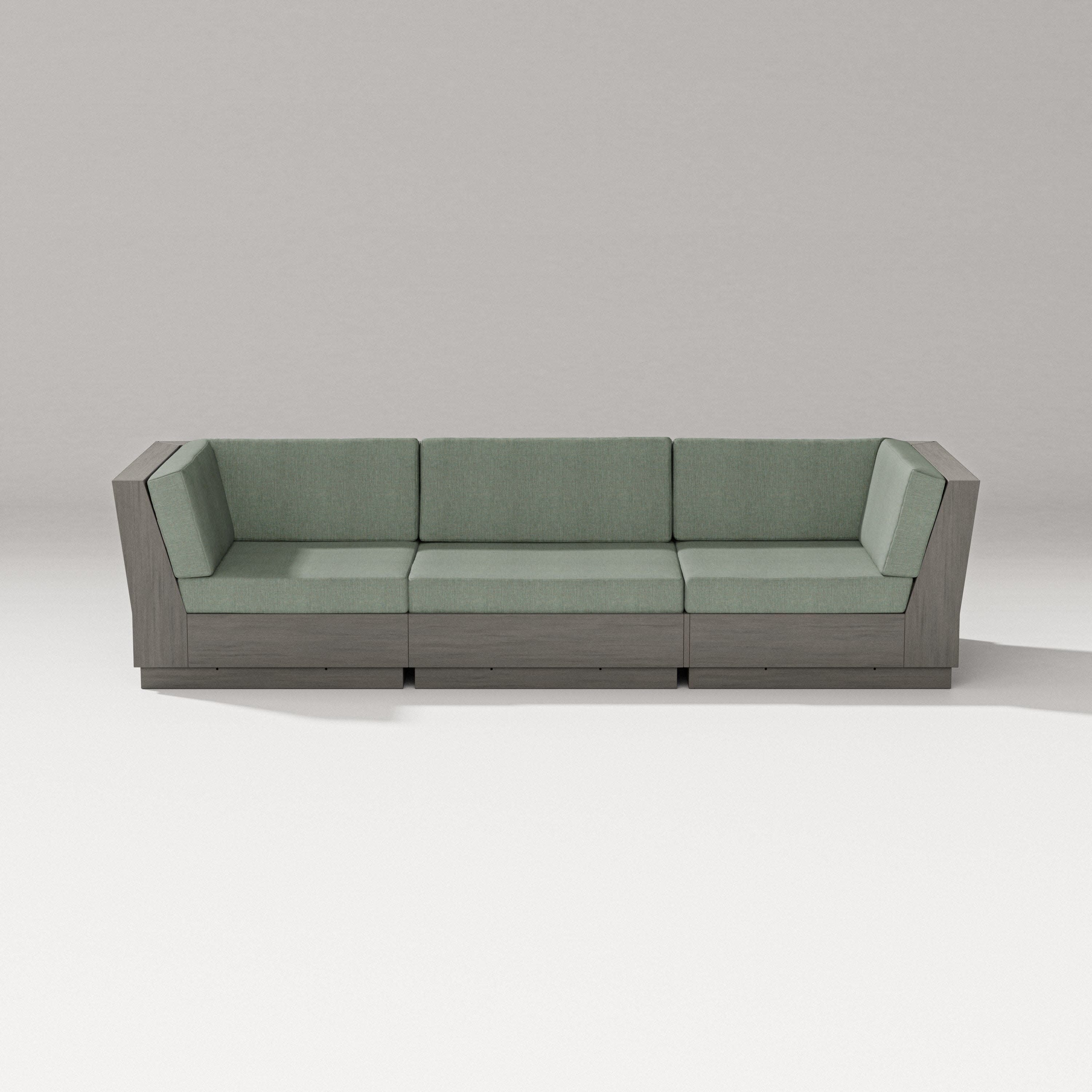 Elevate Sofa Sectional in Driftwood / Cast Sage