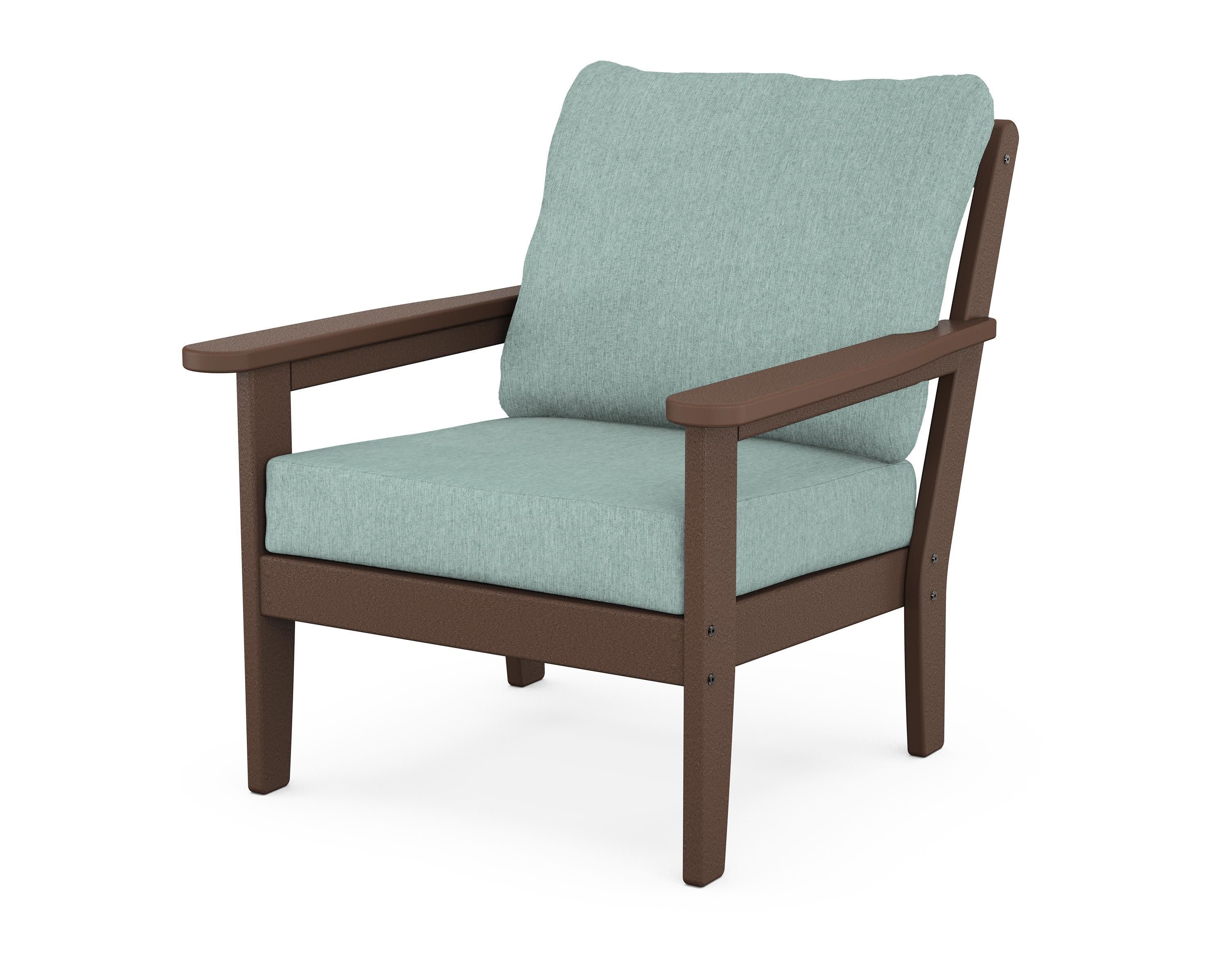 Cottage Deep Seating Chair in Mahogany / Glacier Spa