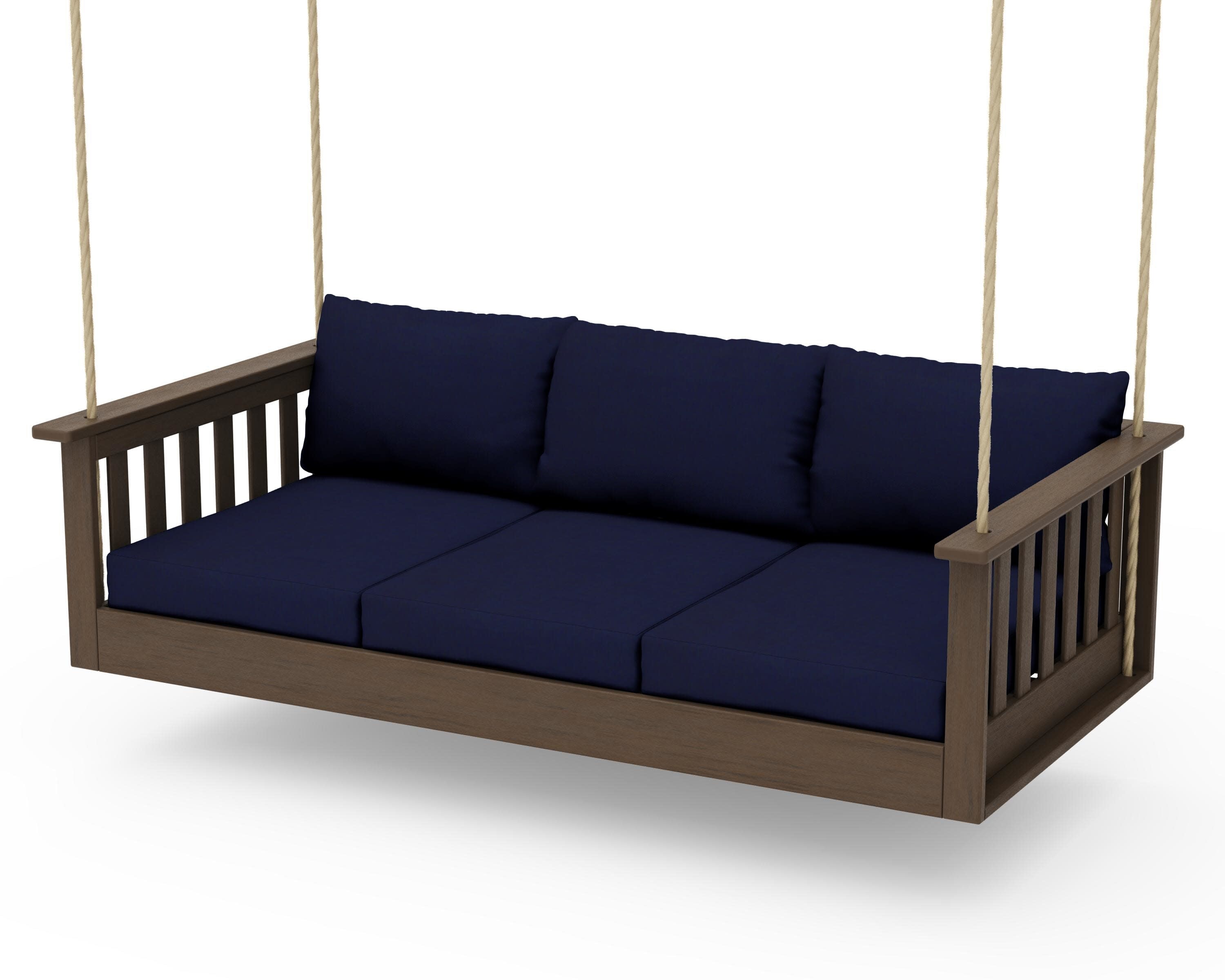 Vineyard Daybed Swing in Kona / Navy
