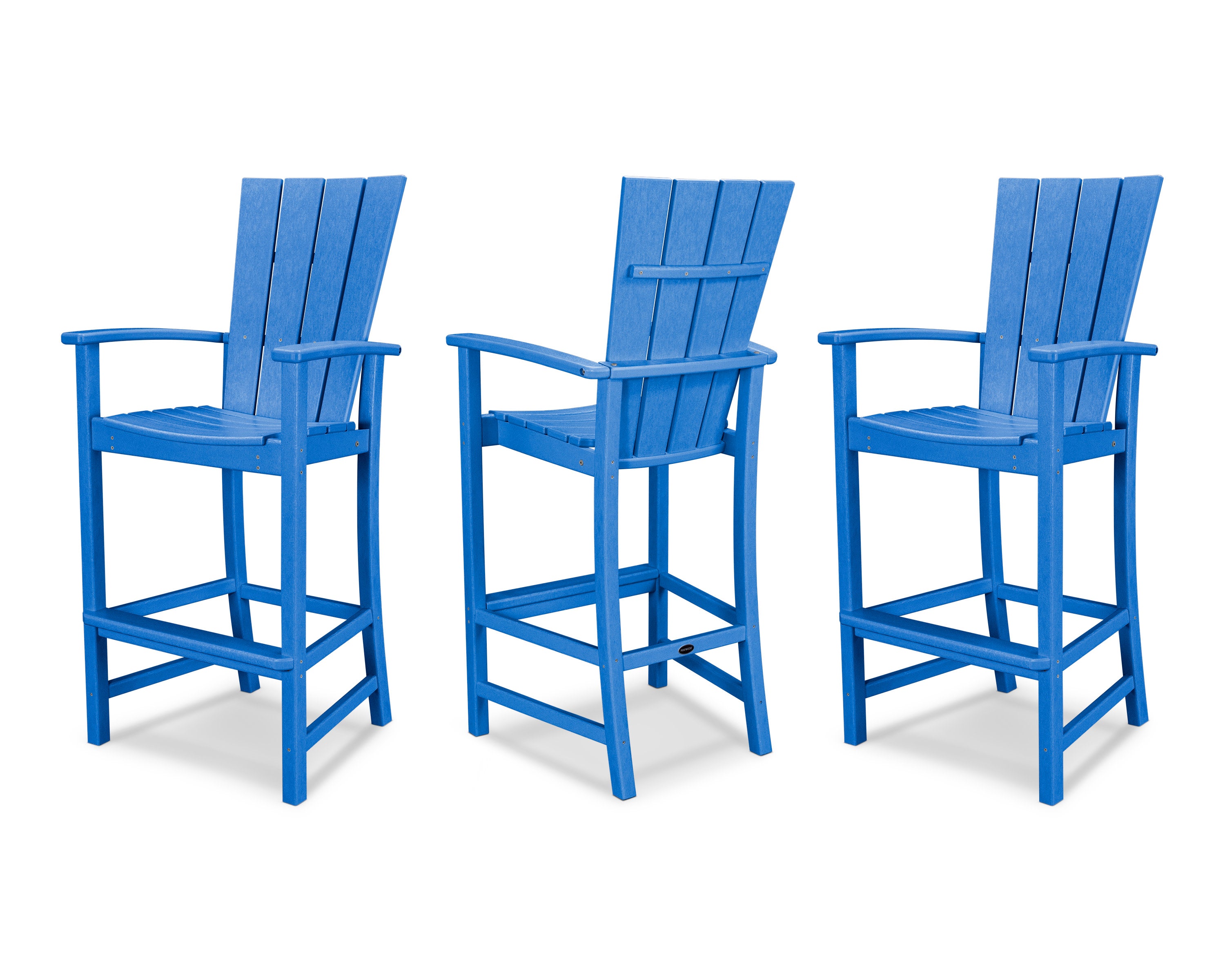 Quattro 3-Piece Bar Set in Pacific Blue