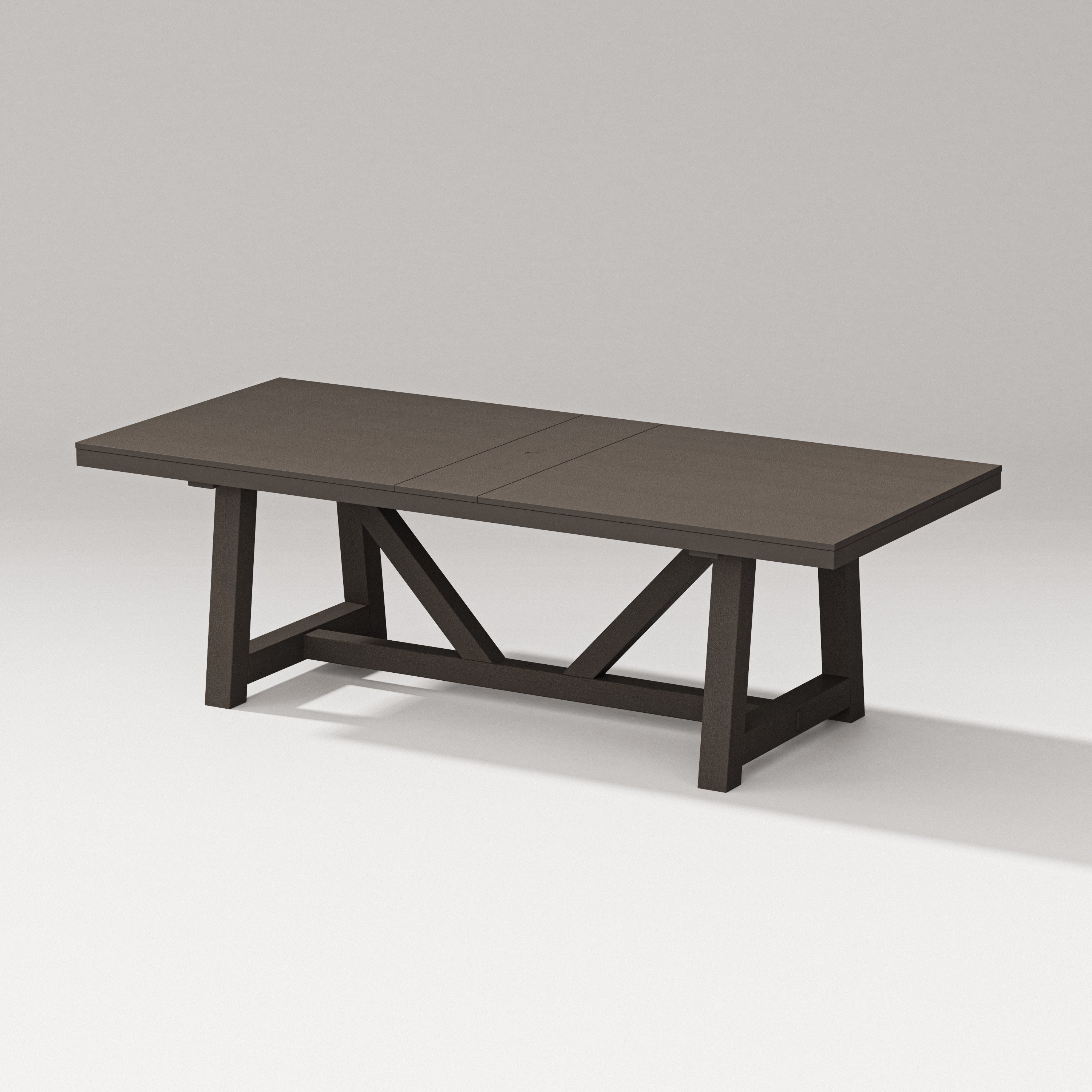 96" A-Frame Dining Table in Vintage Coffee