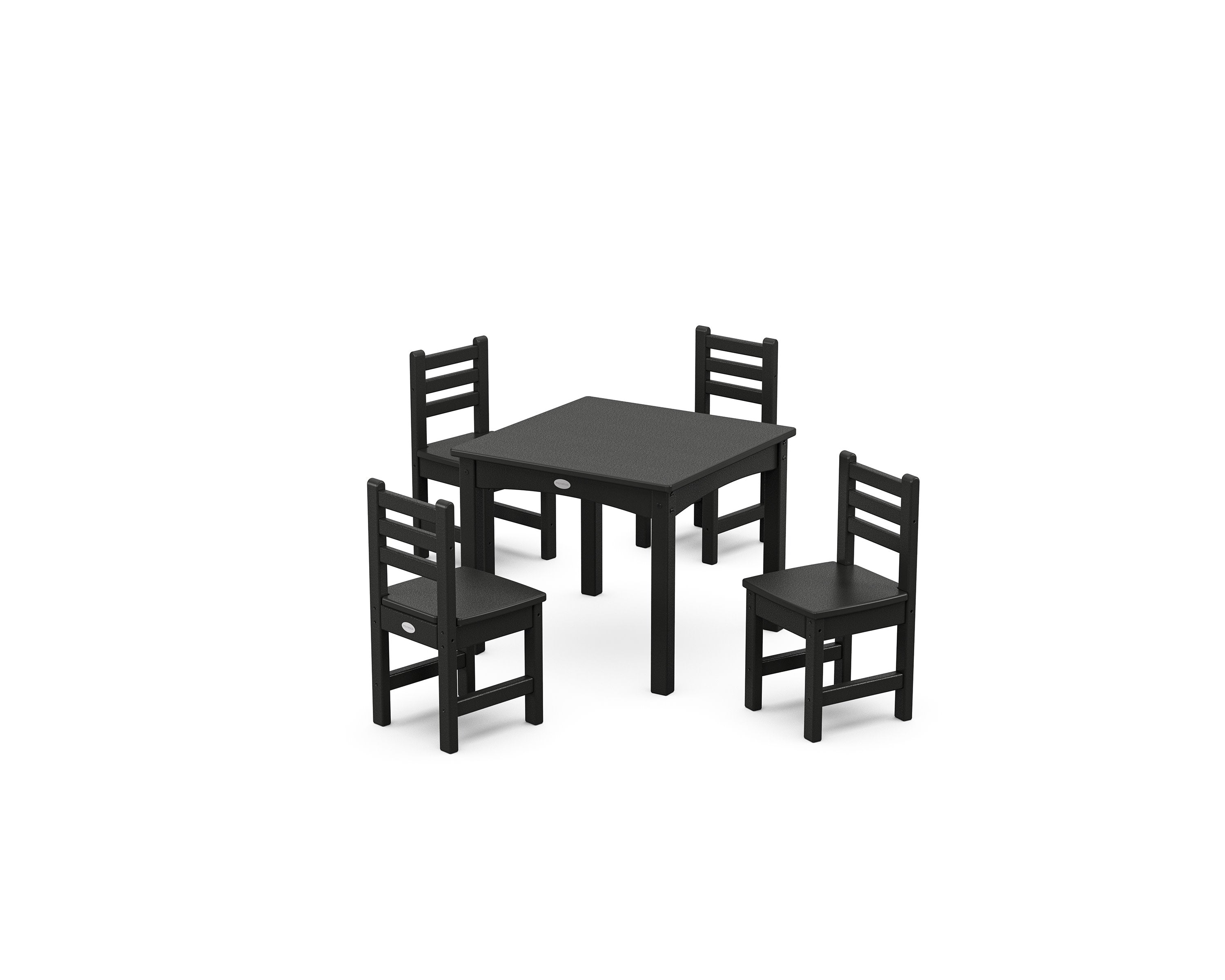 Lakeside Toddler 5-Piece Dining Set in Black