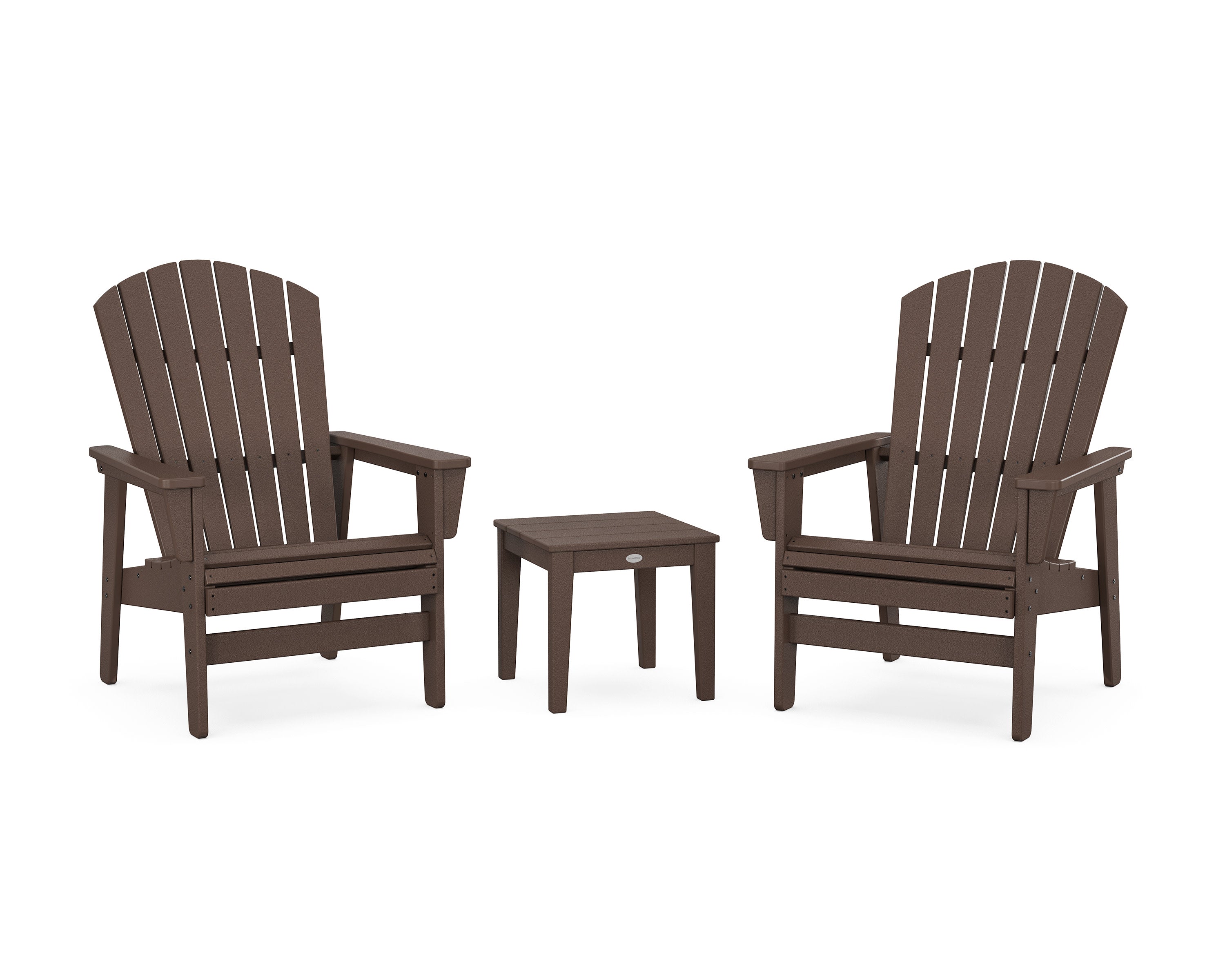 3-Piece Nautical Grand Upright Adirondack Set in Mahogany
