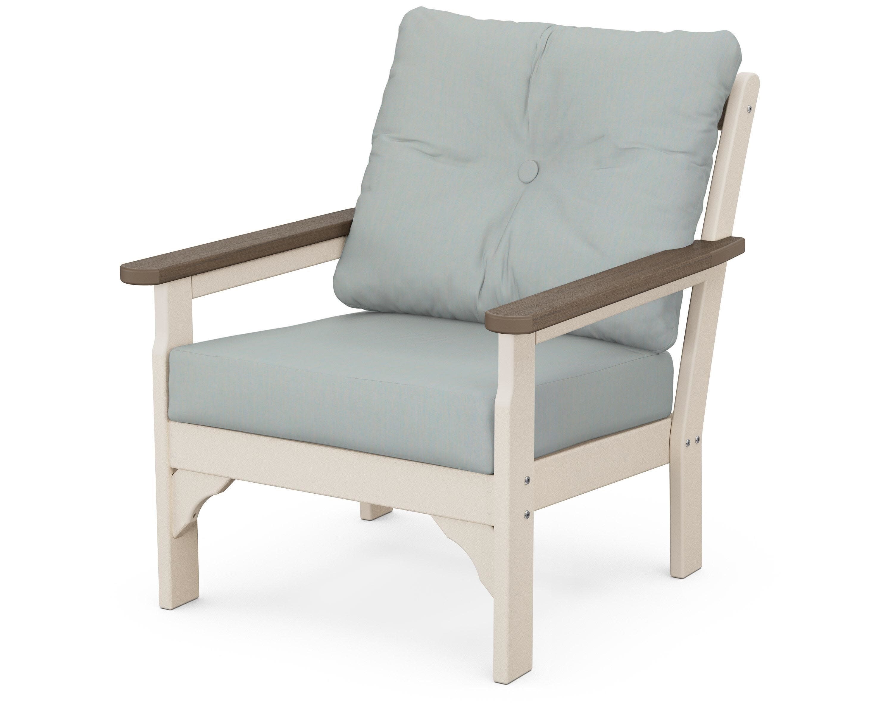 Vineyard Deep Seating Chair in Sand / Kona / Spa