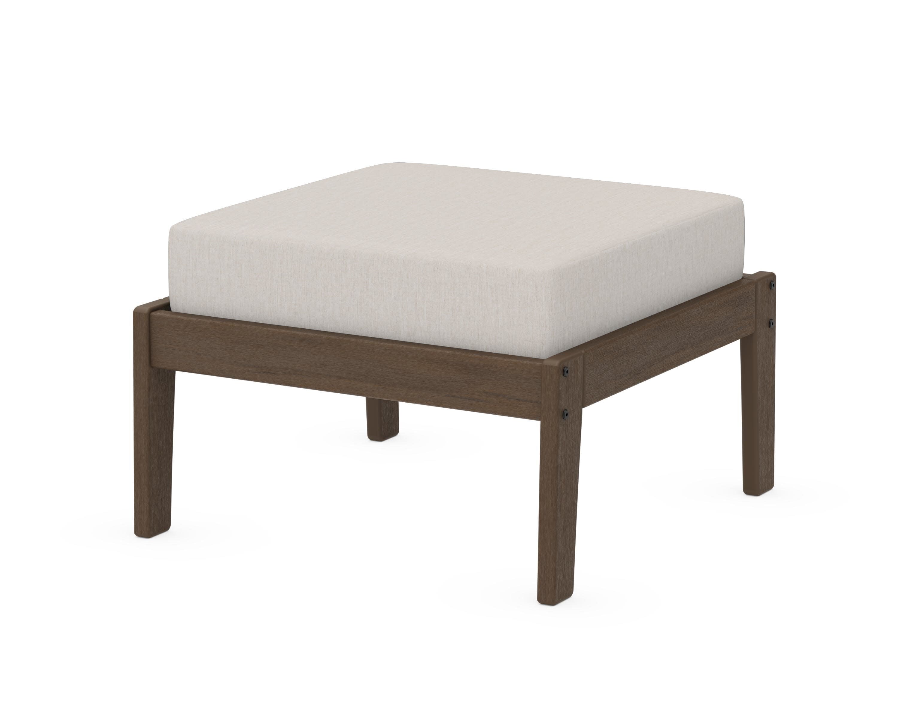 Deep Seating Ottoman in Kona / Cast Ash