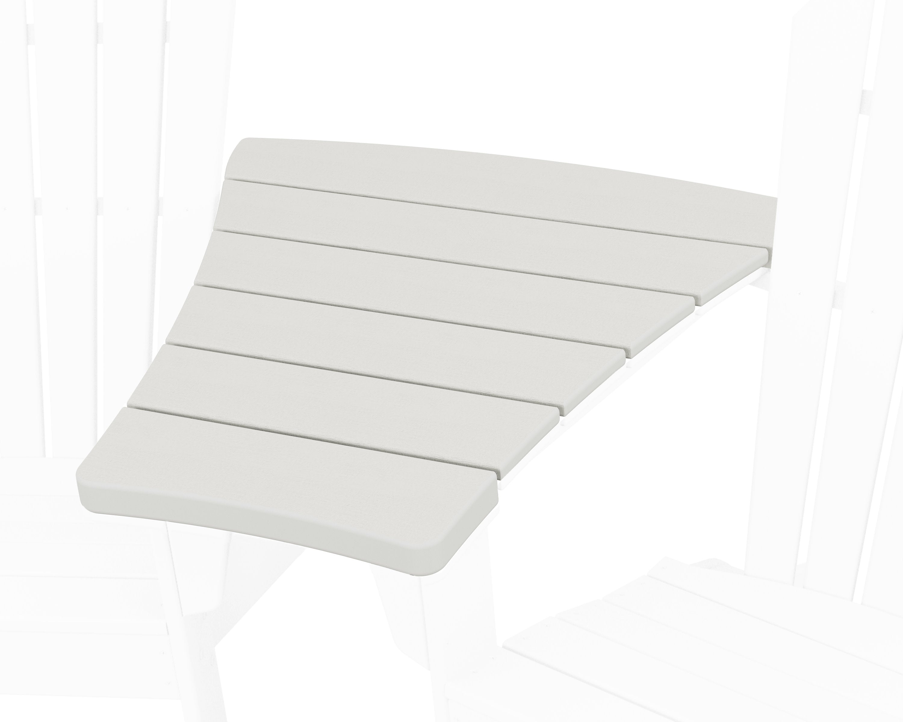 Angled Adirondack Connecting Table in Vintage White
