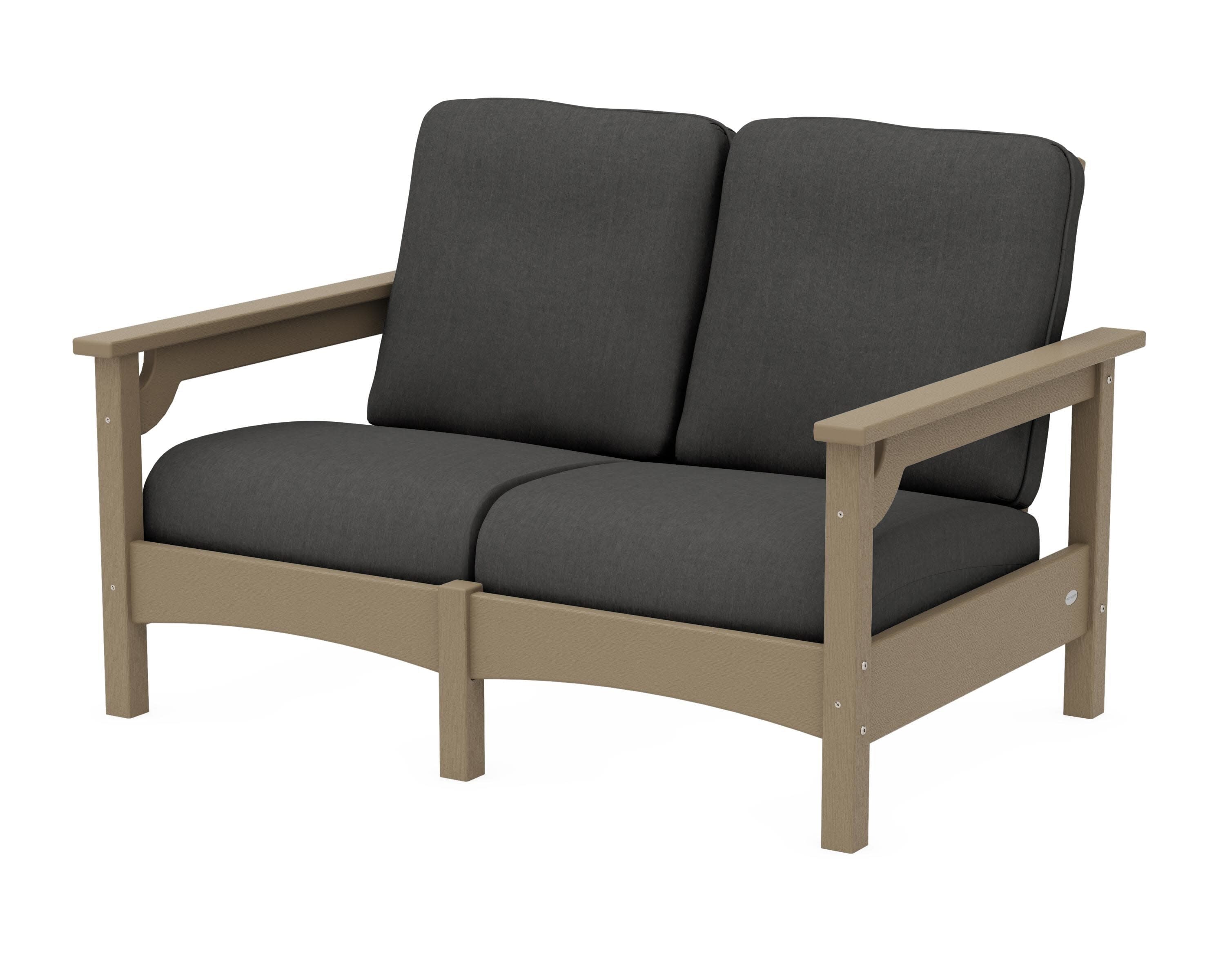 Club Loveseat in Vintage Sahara / Spectrum Carbon