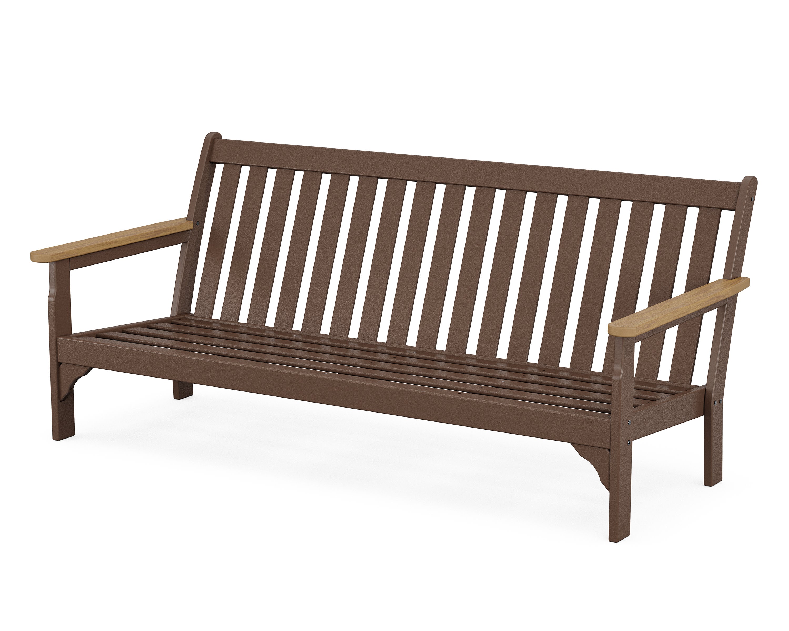 Vineyard Sofa Frame in Mahogany / Natural