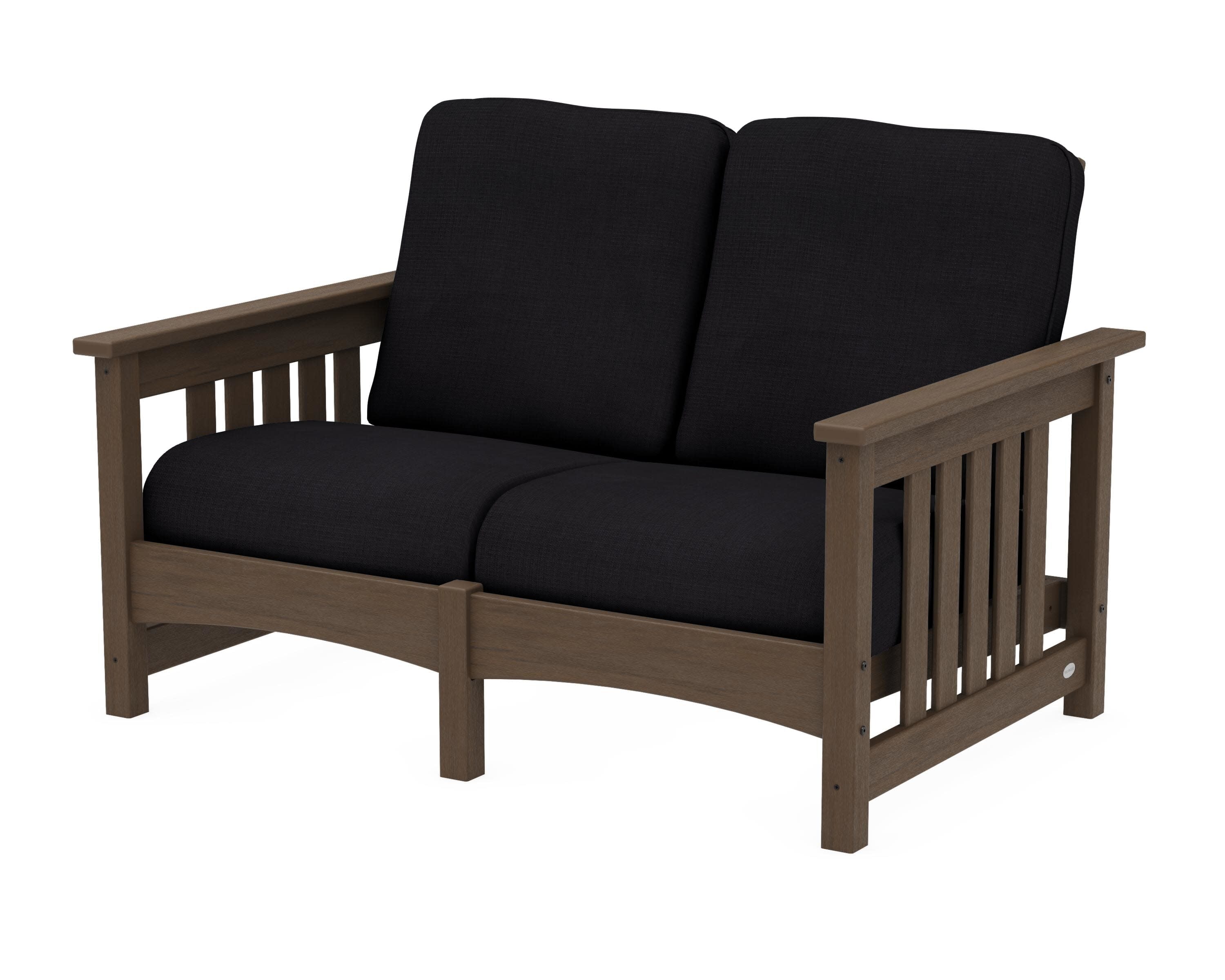 Club Mission Loveseat in Kona / Midnight Linen