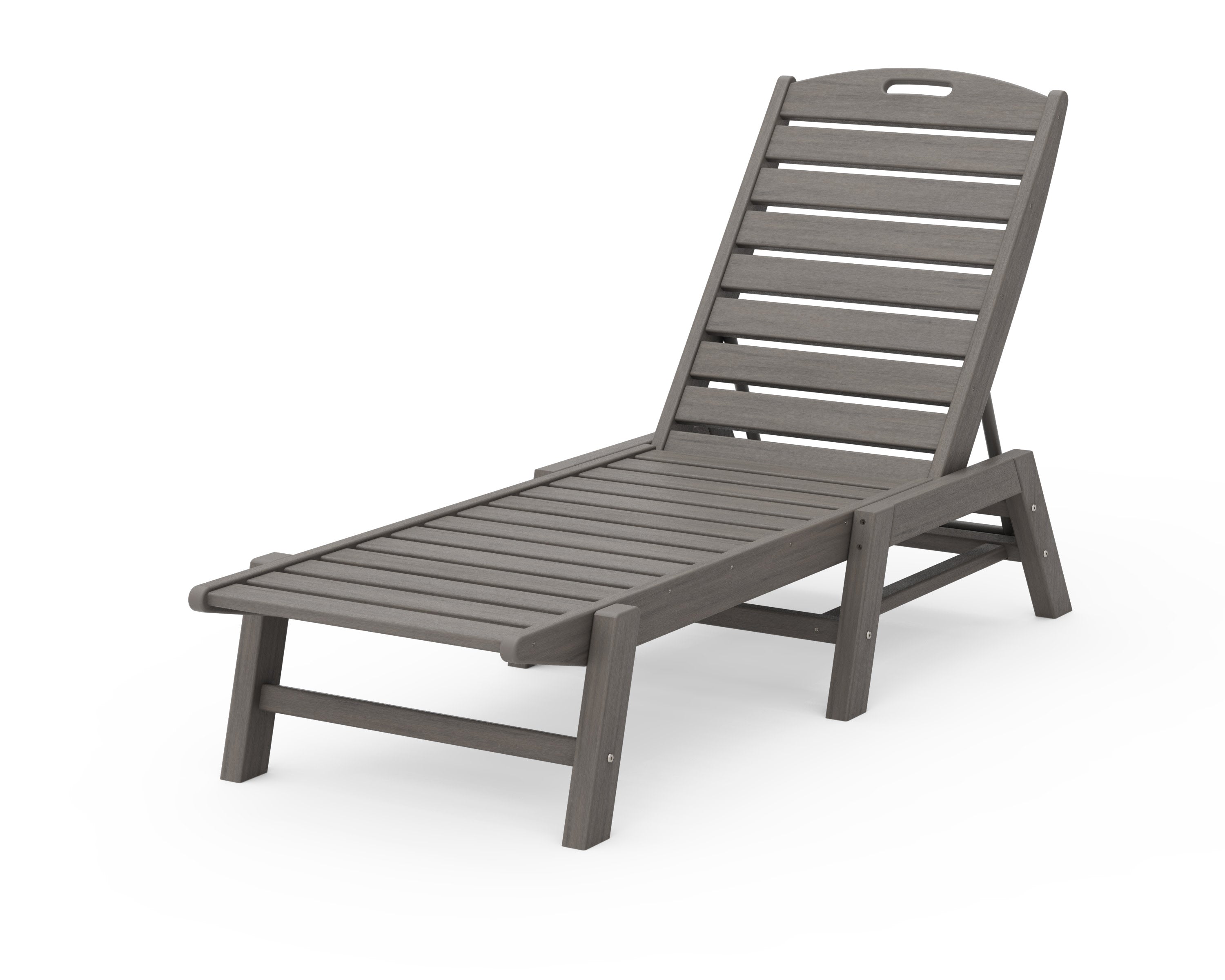 Nautical Chaise in Driftwood