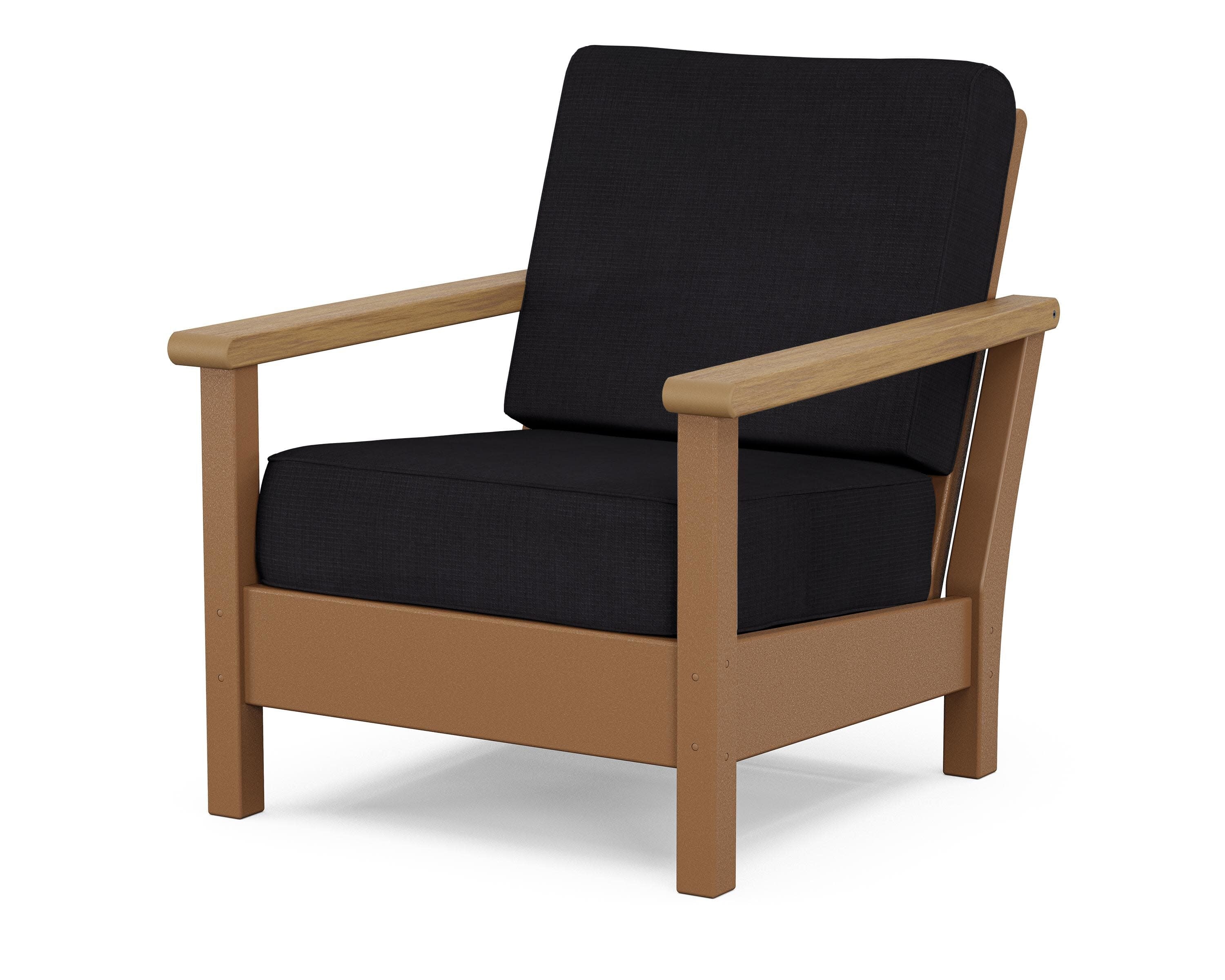 Harbour Deep Seating Chair in Teak / Natural / Midnight Linen