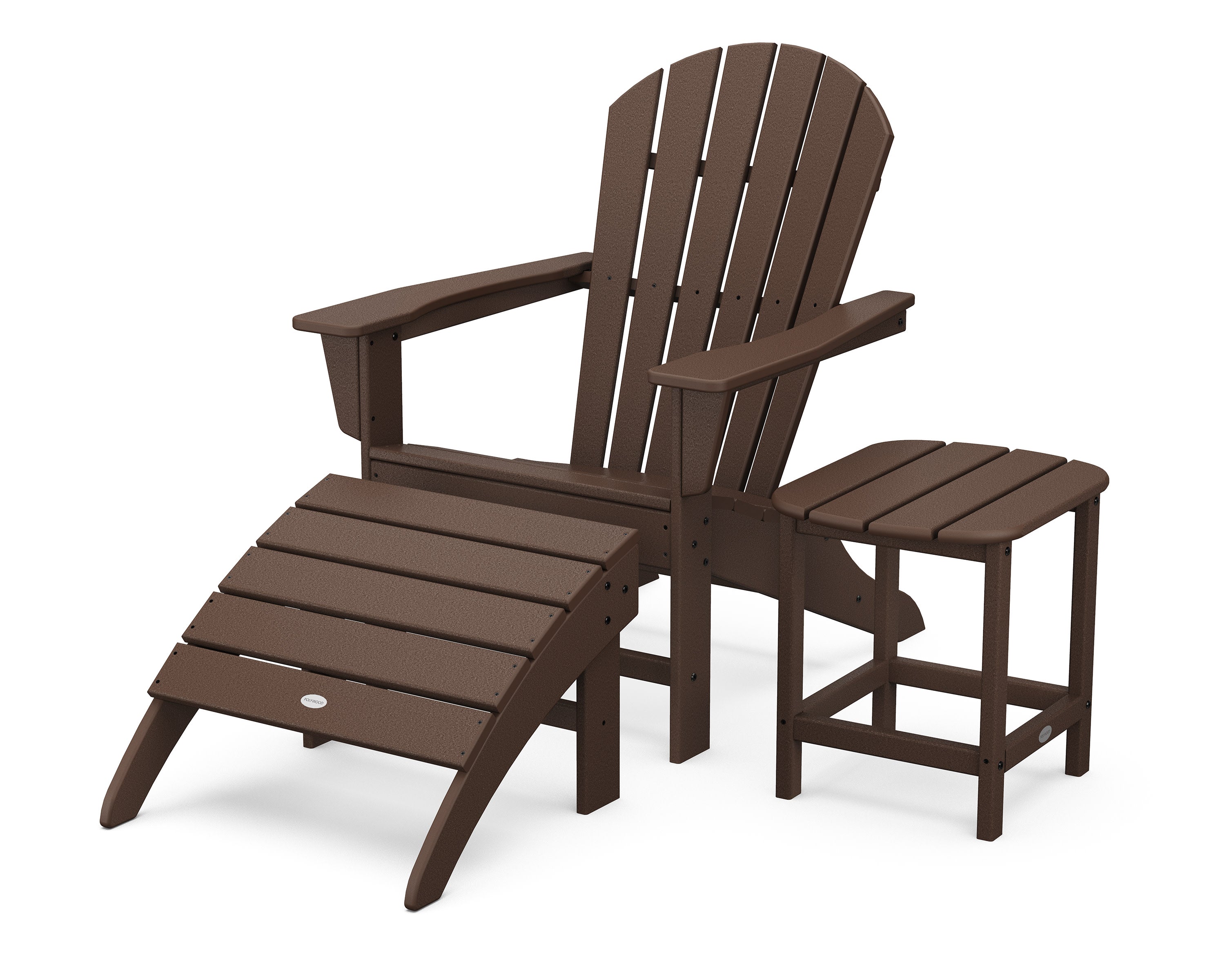 South Beach Adirondack 3-Piece Set in Mahogany