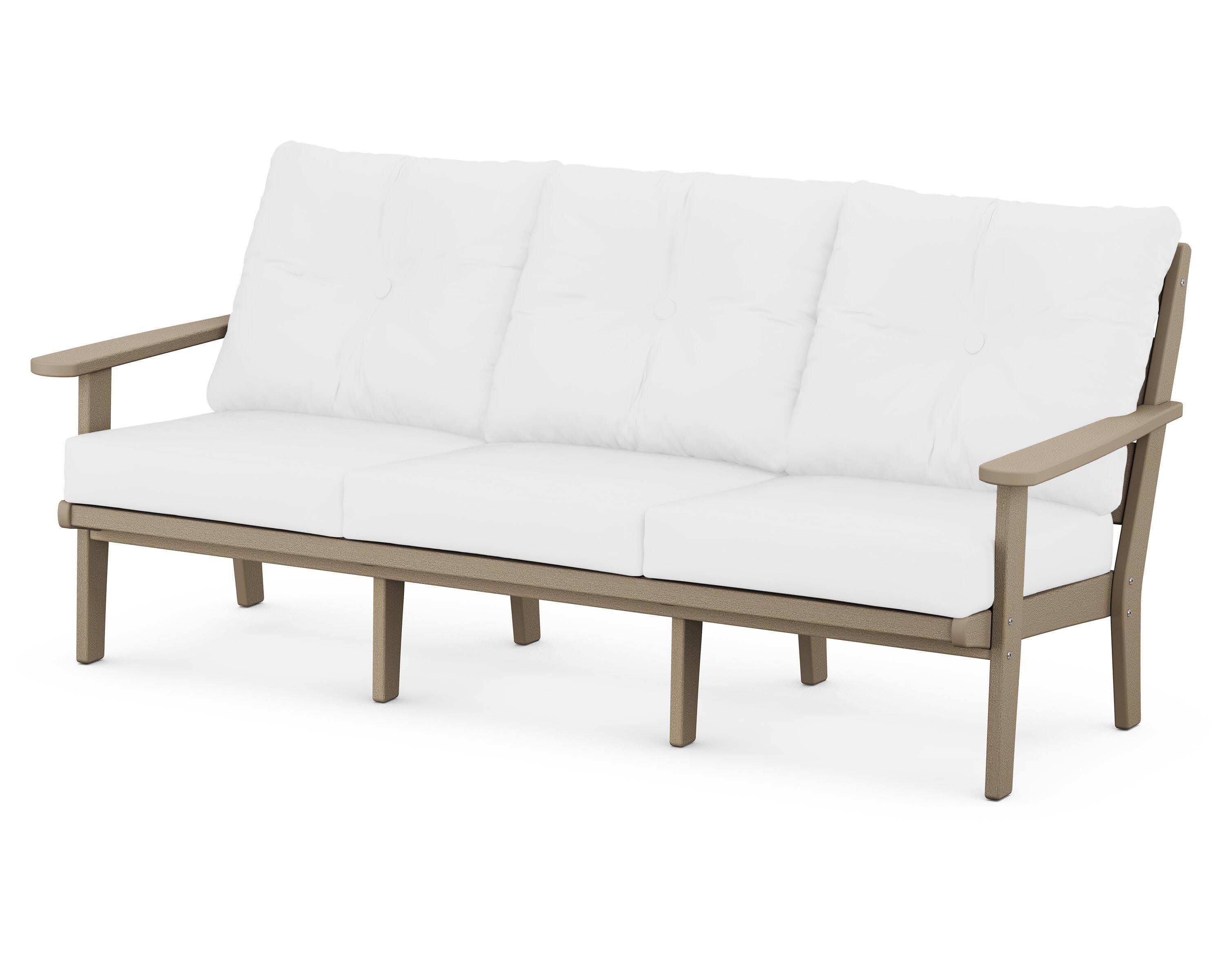 Lakeside Deep Seating Sofa in Vintage Sahara / Natural