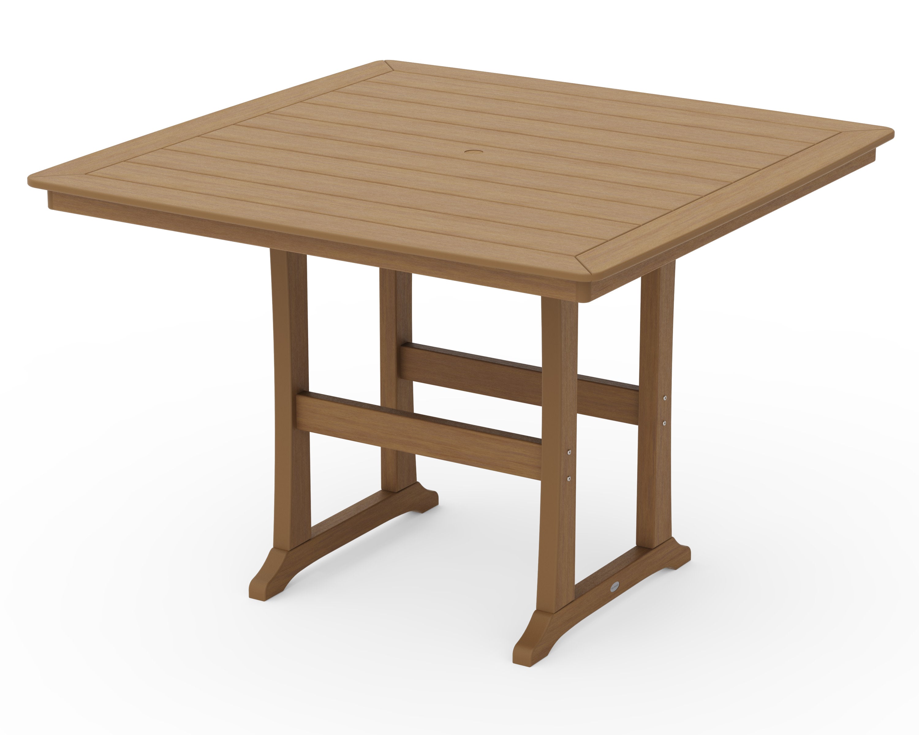 Nautical Trestle 59" Bar Table in Natural