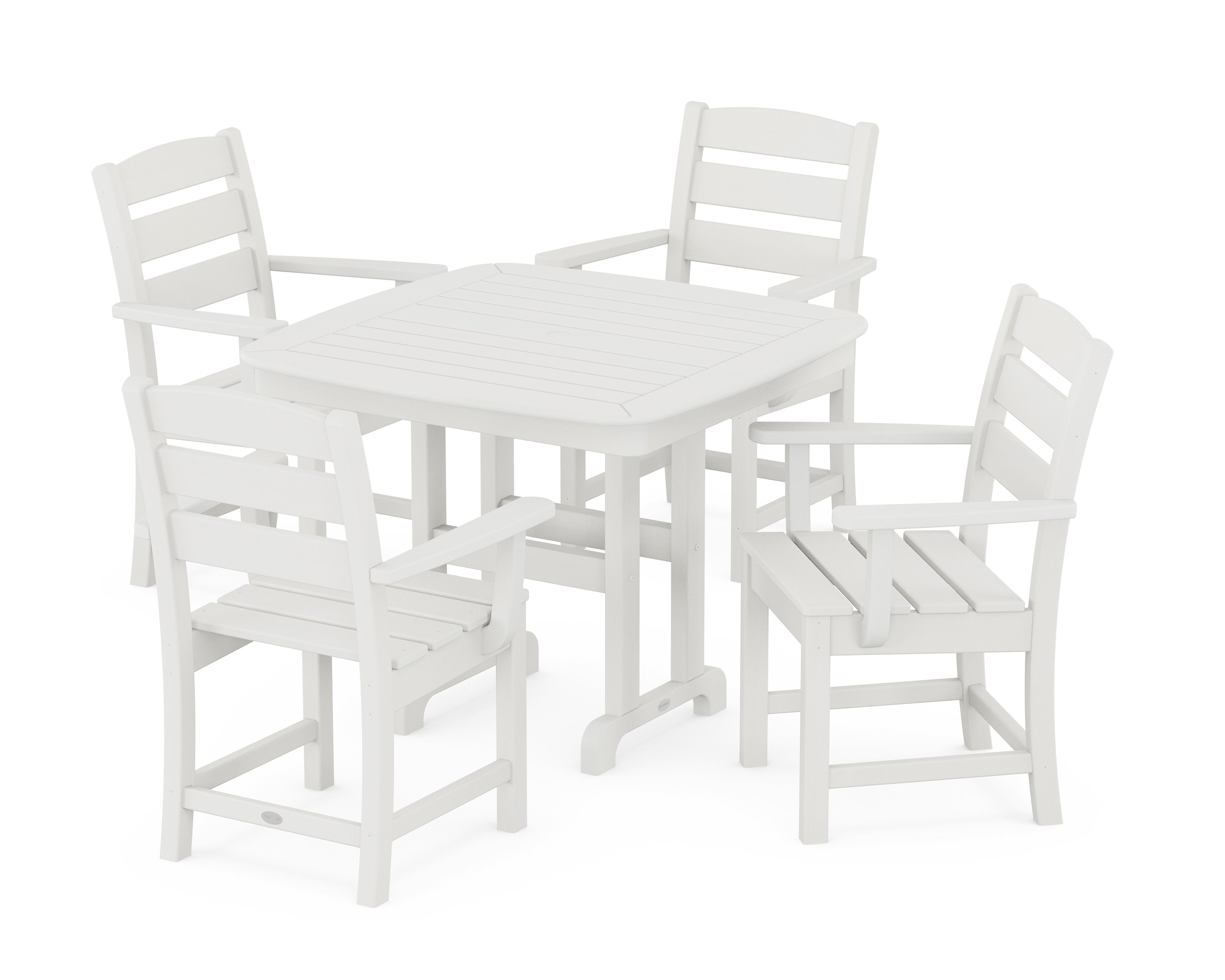 Lakeside 5-Piece Dining Set in Vintage White