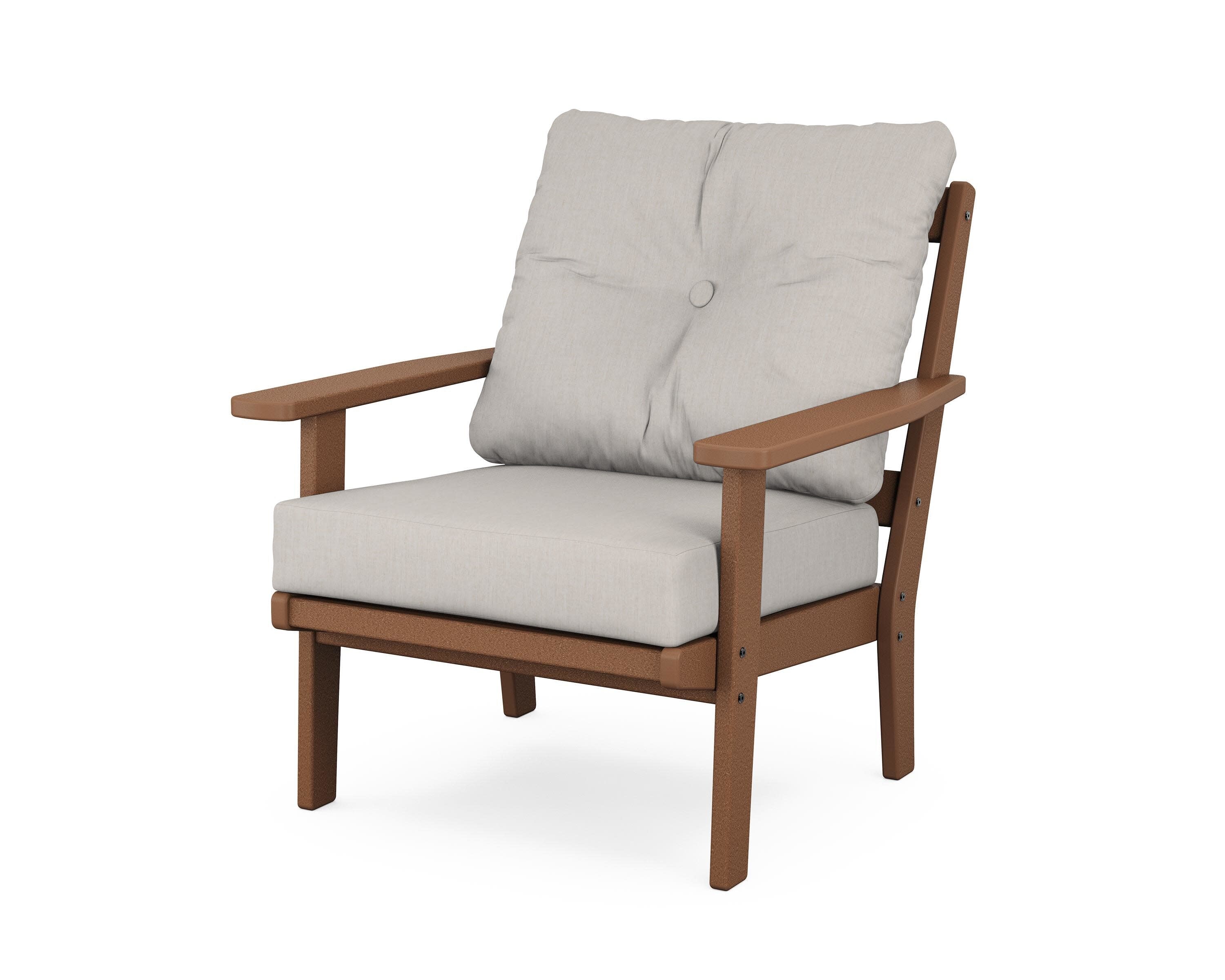 Oxford Deep Seating Chair in Teak / Cast Ash