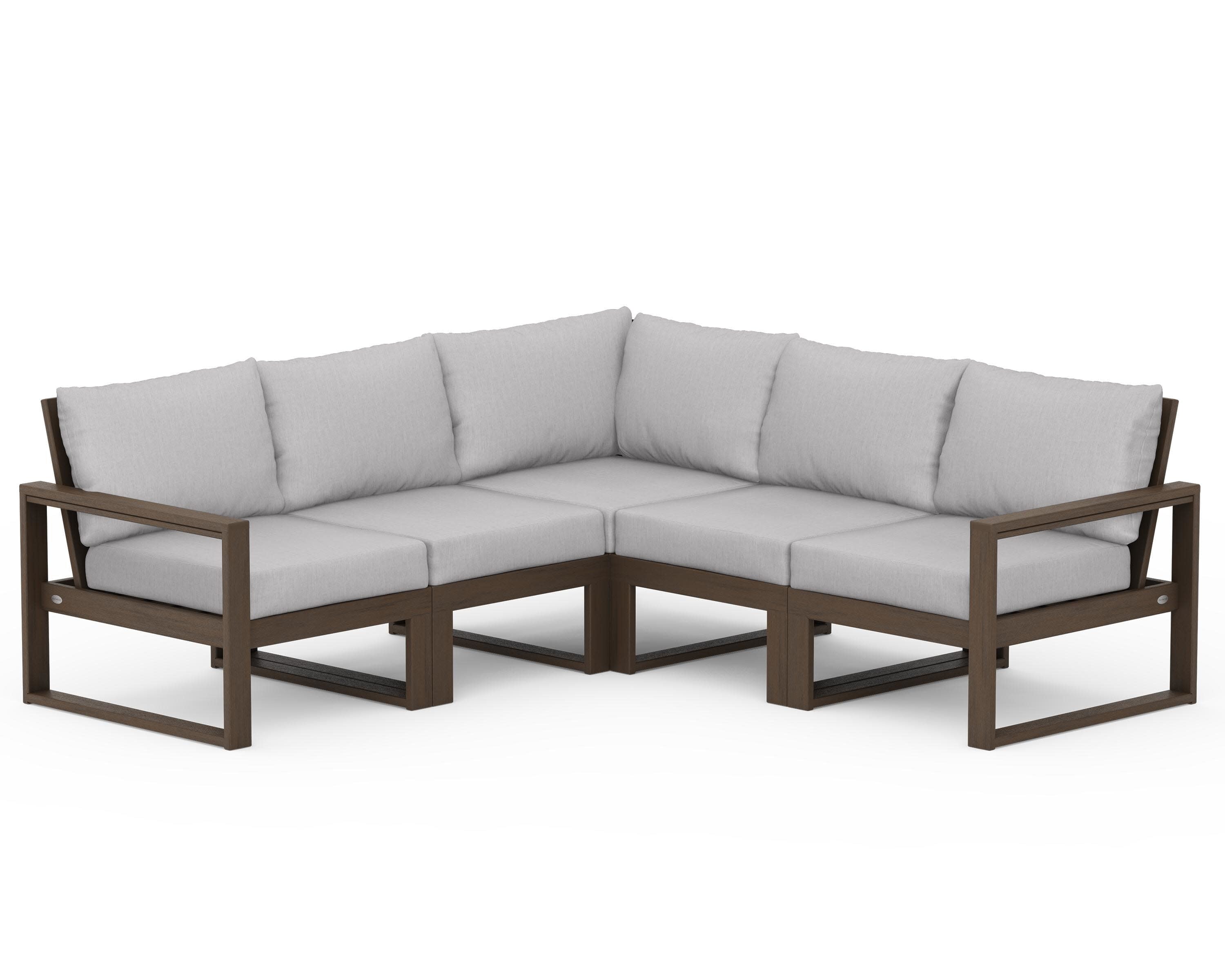 EDGE 5-Piece Modular Deep Seating Set in Kona / Granite