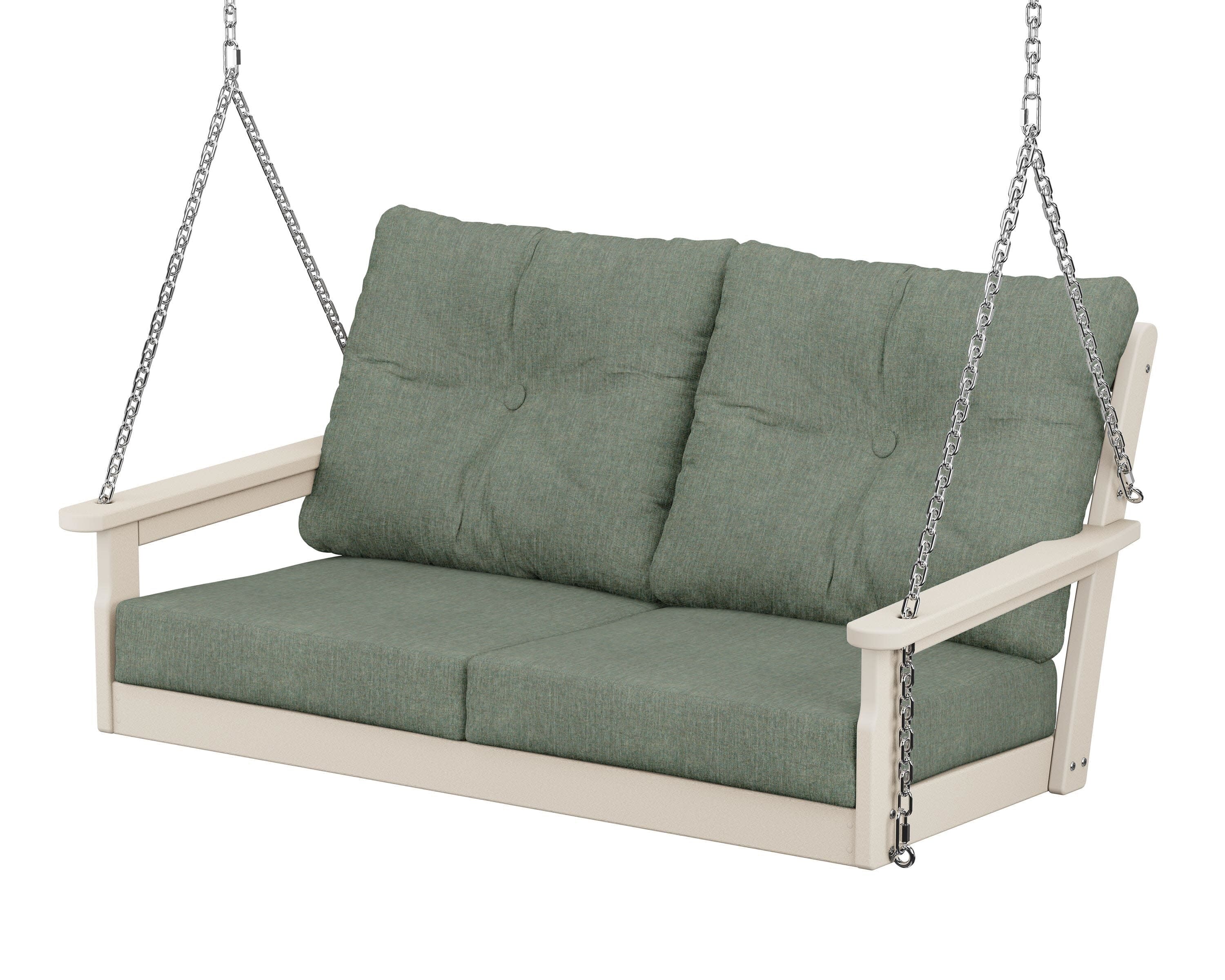 Vineyard Deep Seating Swing in Sand / Cast Sage