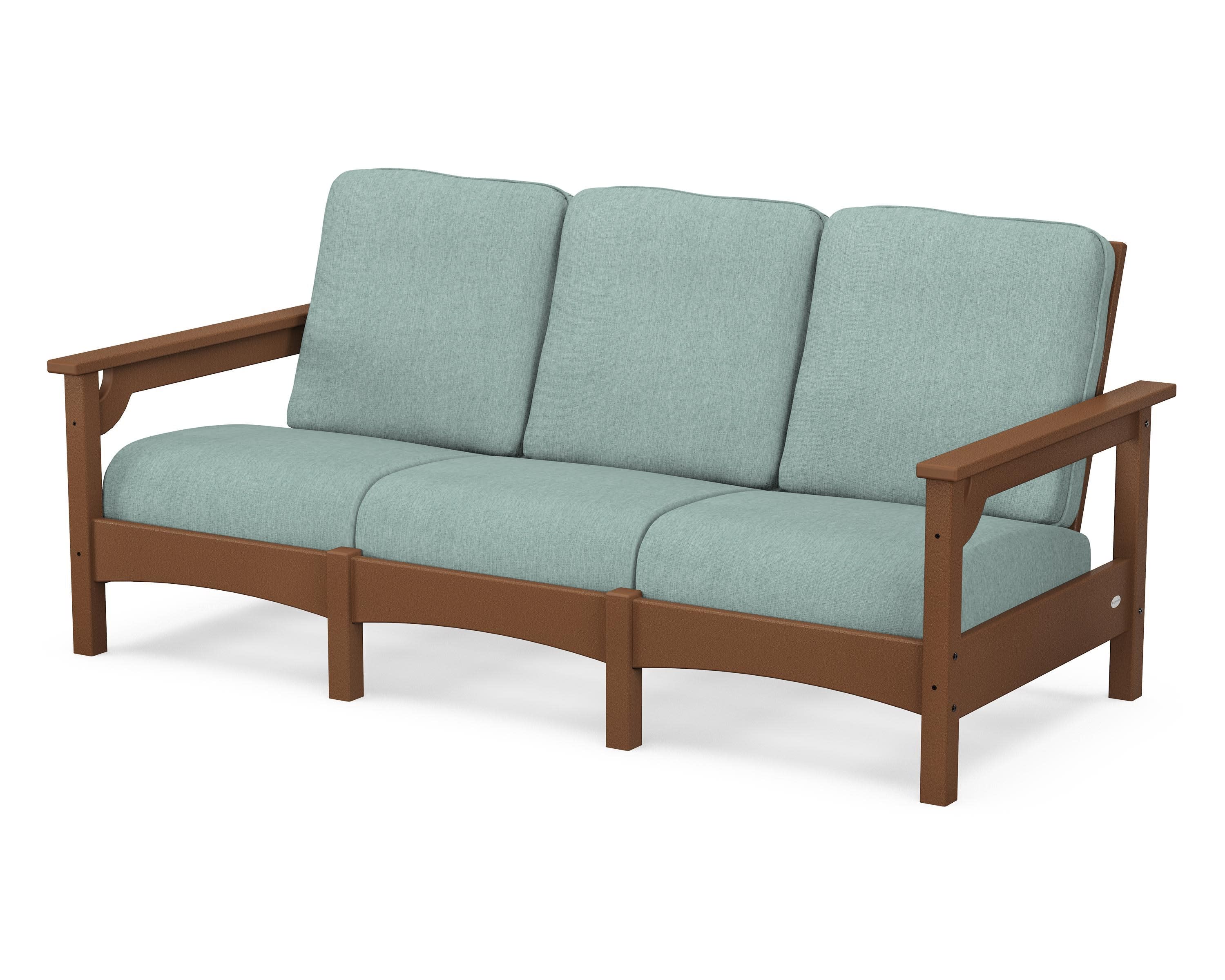 Club Sofa in Teak / Glacier Spa