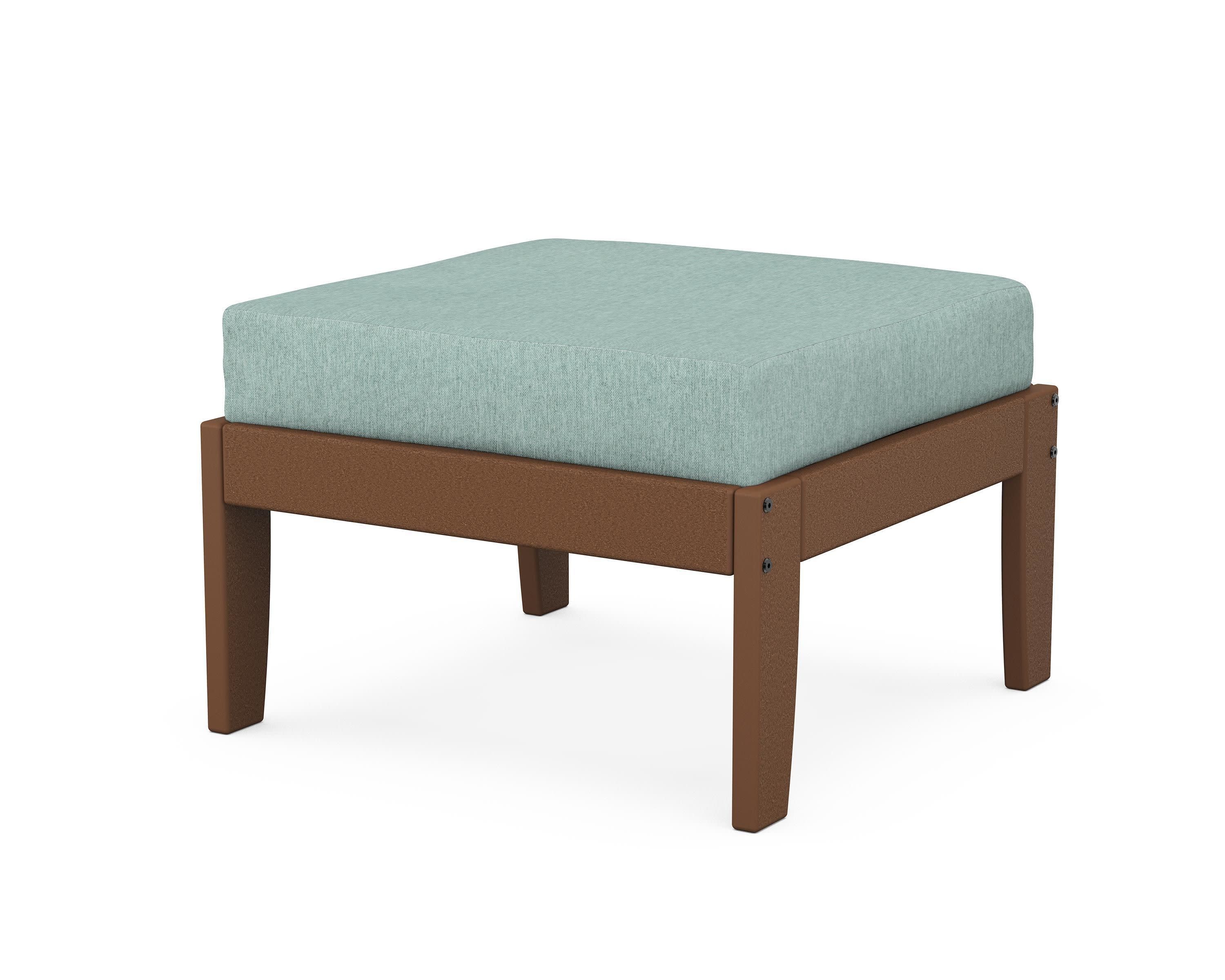 Modular Ottoman - Classic in Teak / Glacier Spa