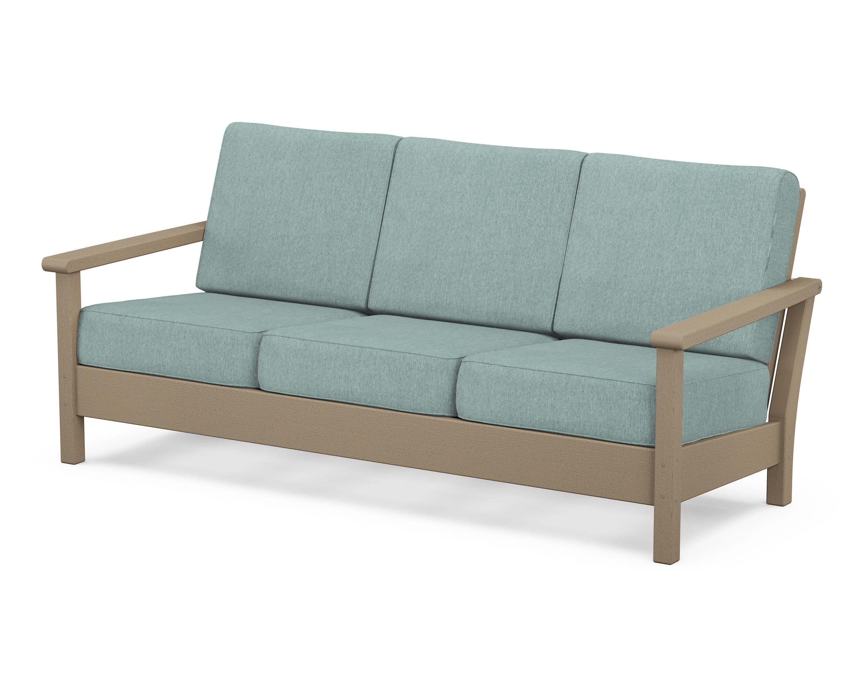 Harbour Deep Seating Sofa in Vintage Sahara / Glacier Spa