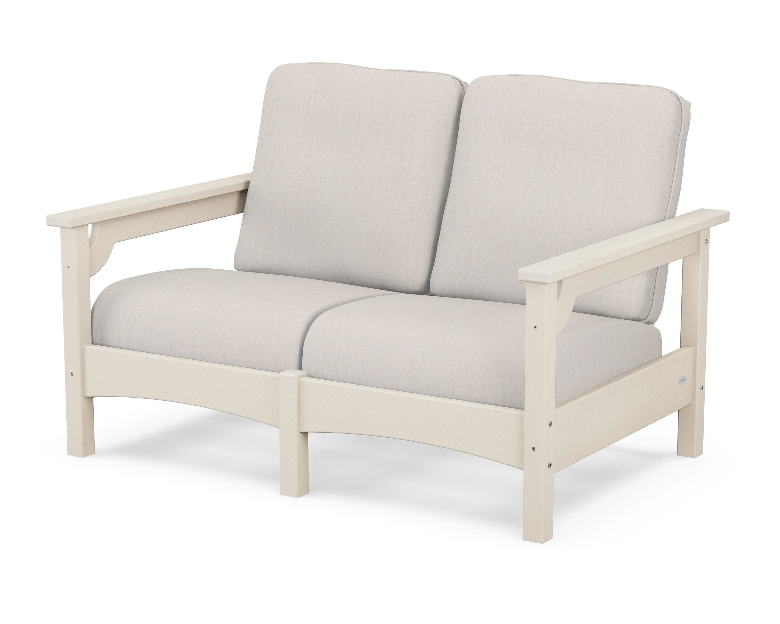 Club Loveseat in Sand / Cast Ash