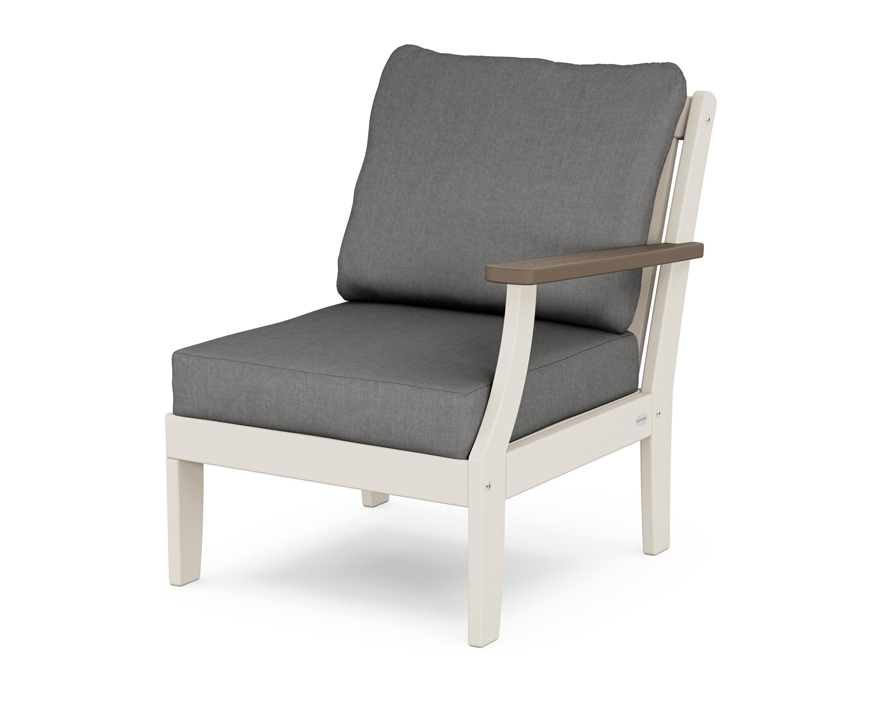 Braxton Modular Right Arm Chair in Sand / Kona / Spectrum Carbon