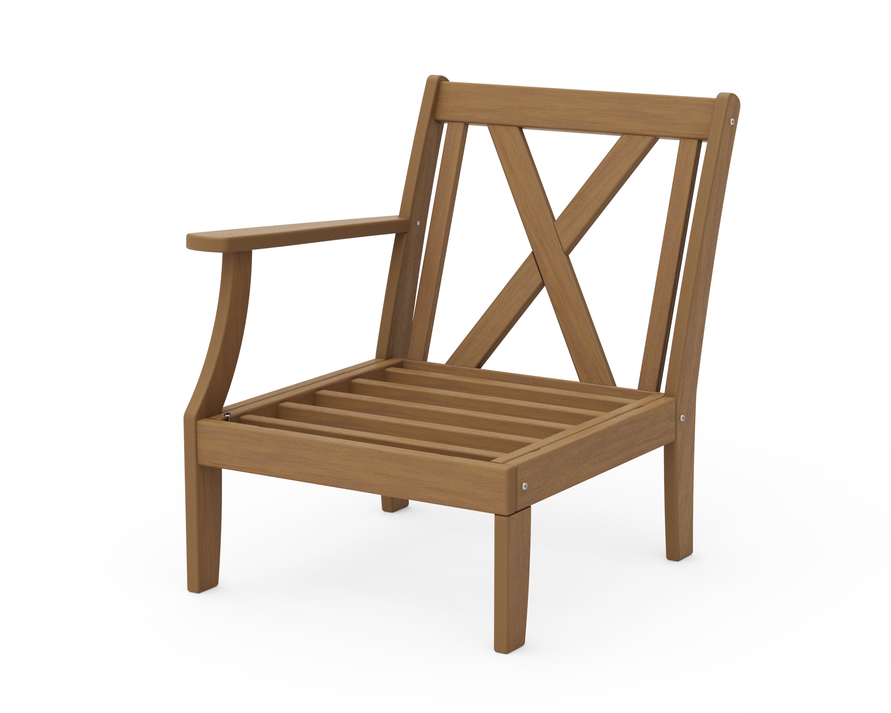 Braxton Modular Left Arm Chair Frame in Natural