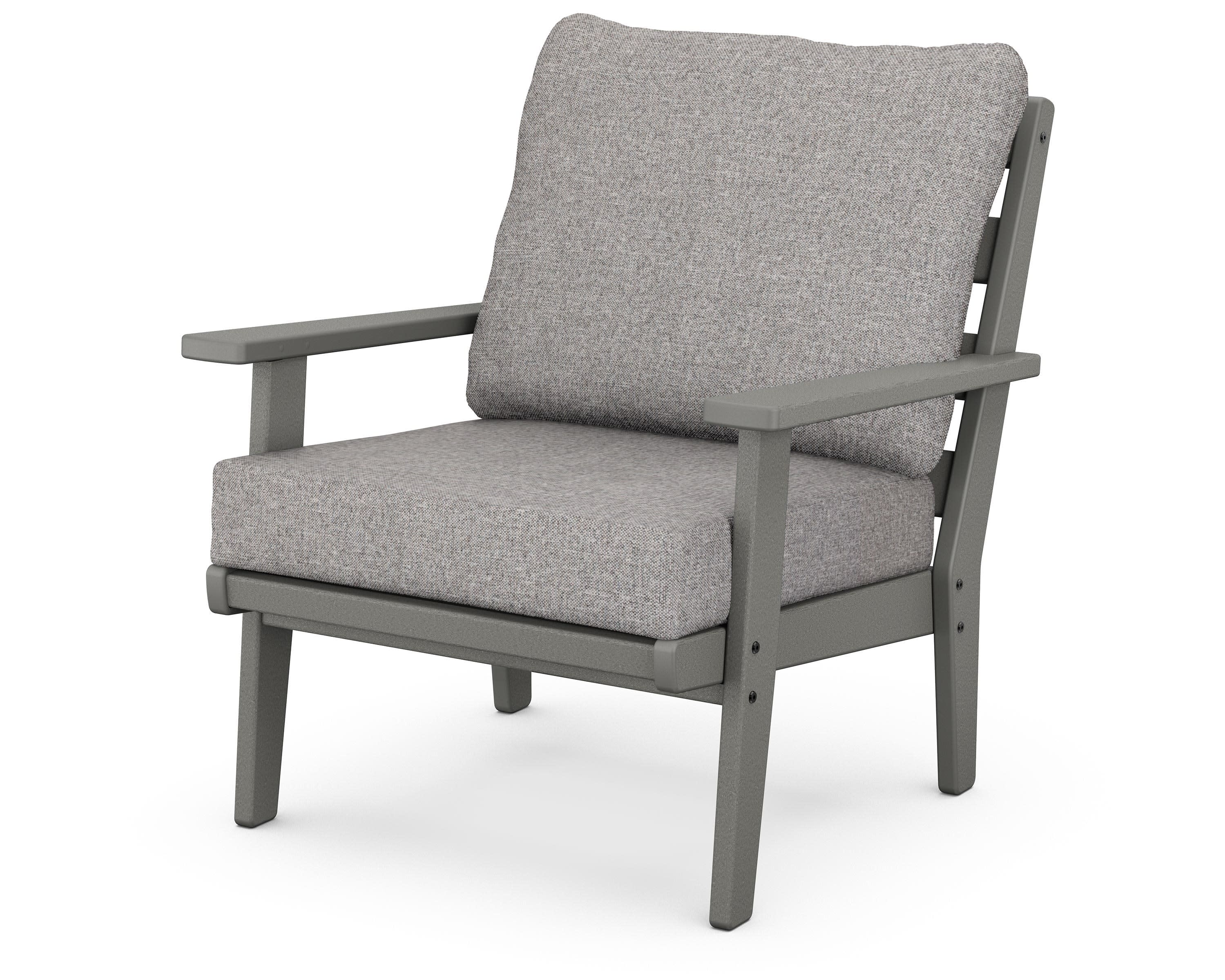 Grant Park Deep Seating Chair in Slate Grey / Grey Mist
