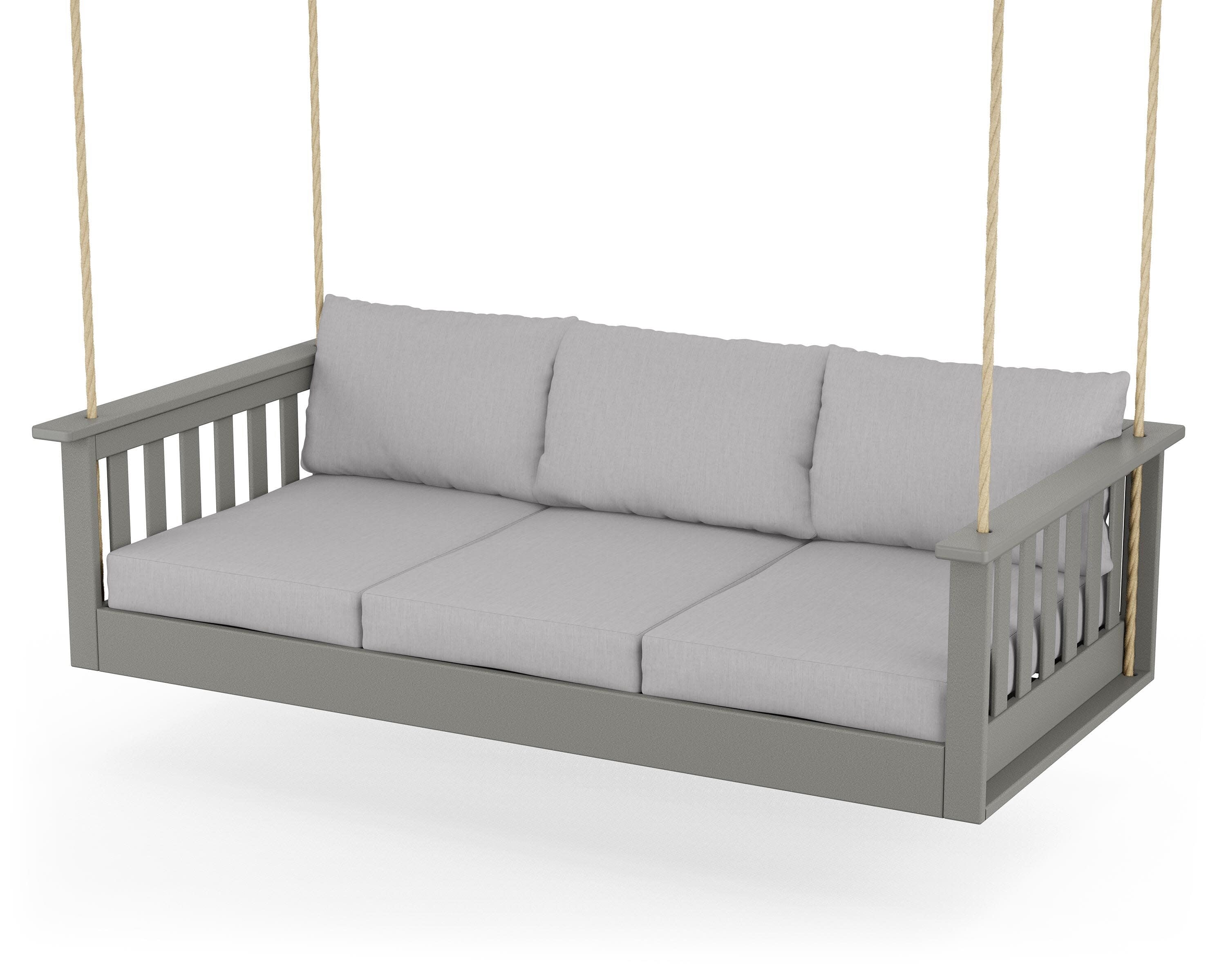 Vineyard Daybed Swing in Slate Grey / Granite