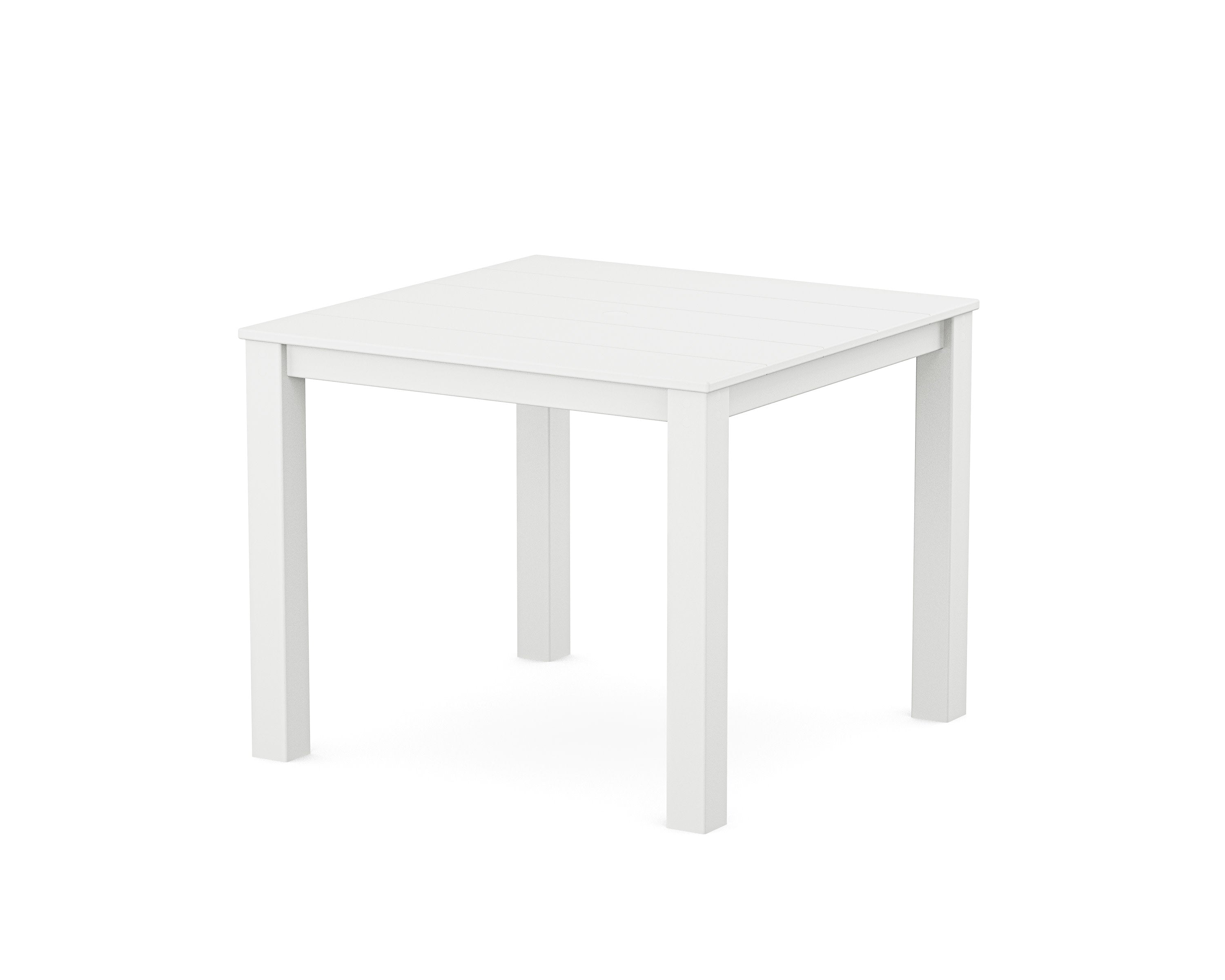 Parsons 38" X 38" Dining Table in White