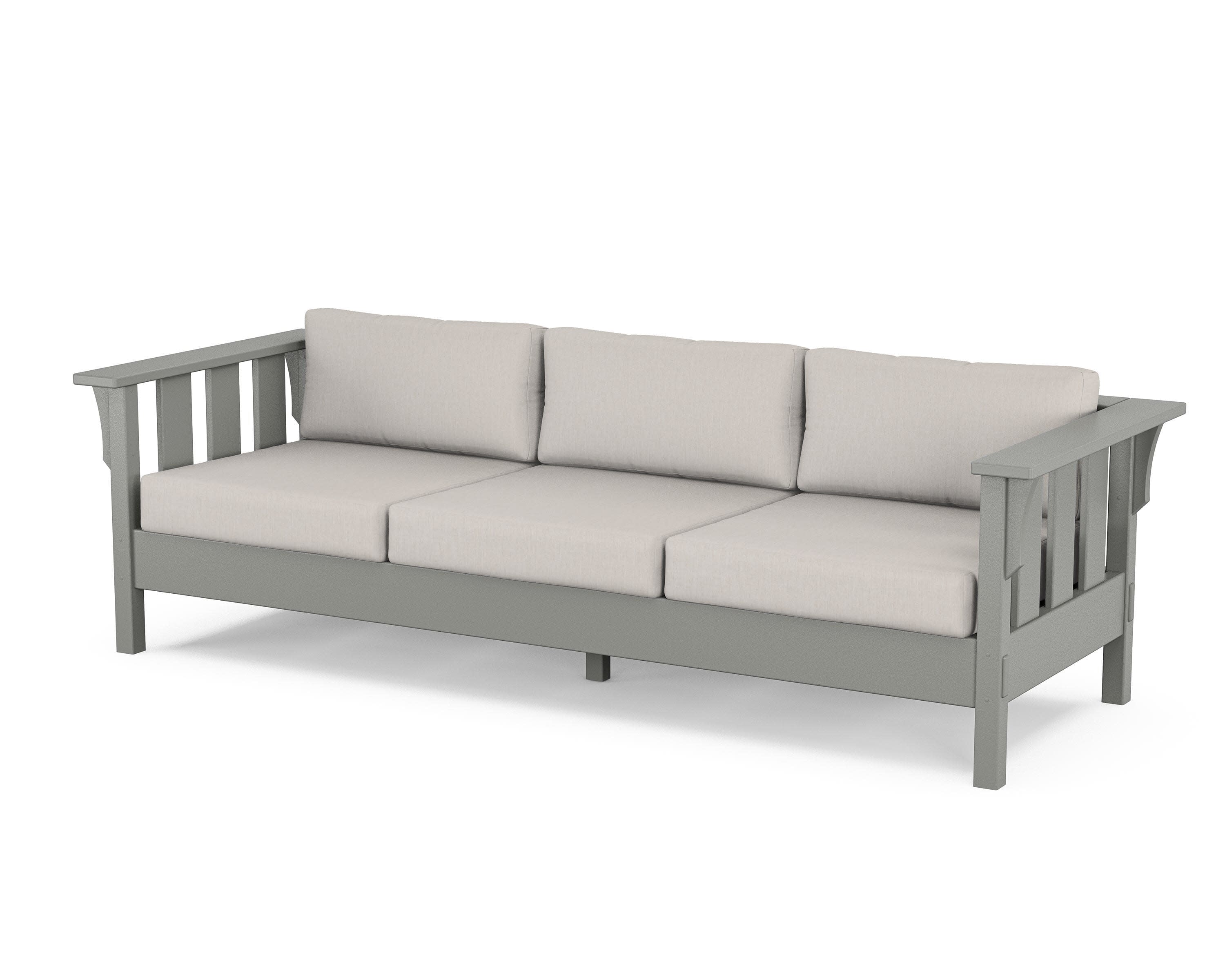 Acadia Deep Seating Sofa in Slate Grey / Cast Ash