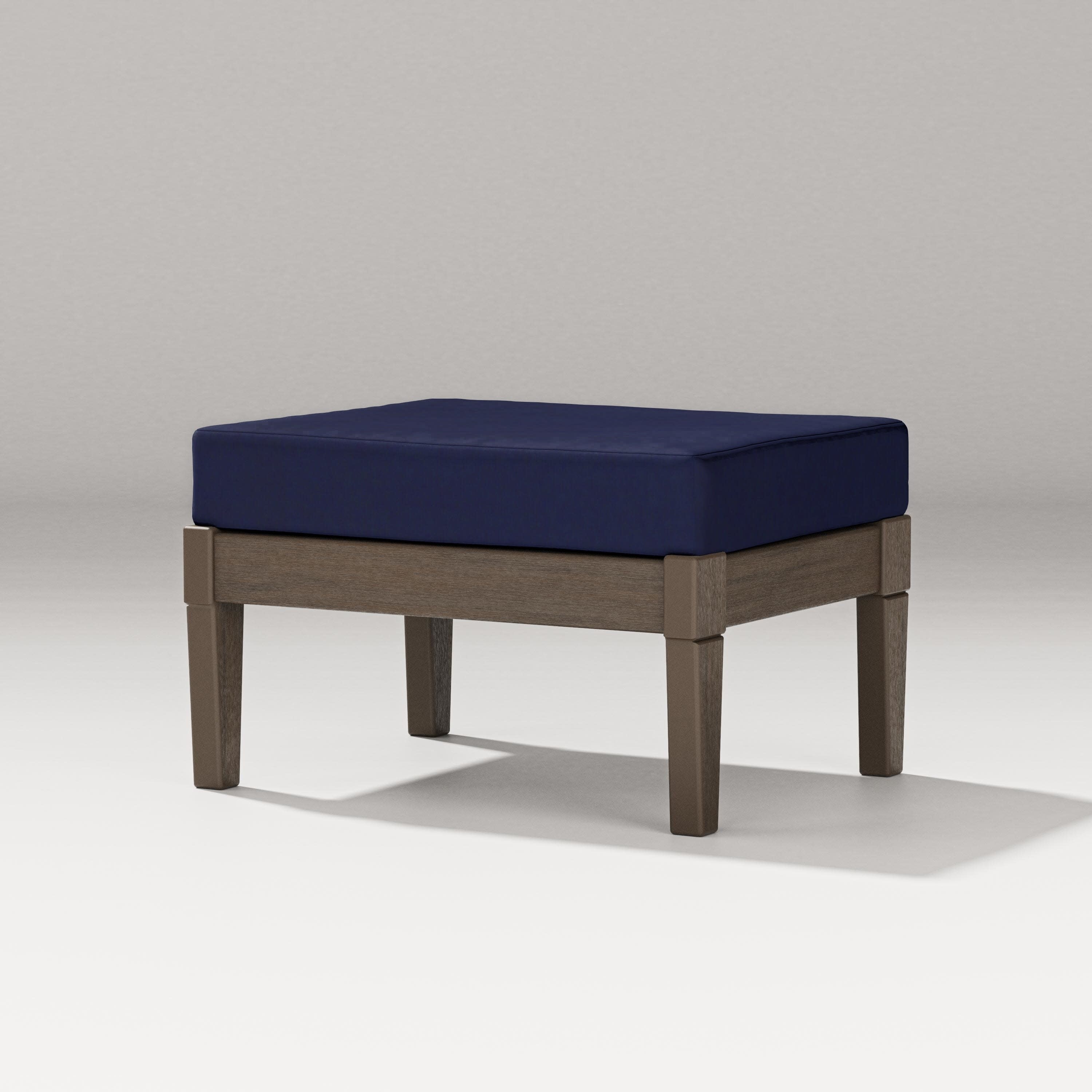 Estate Lounge Ottoman in Kona / Navy
