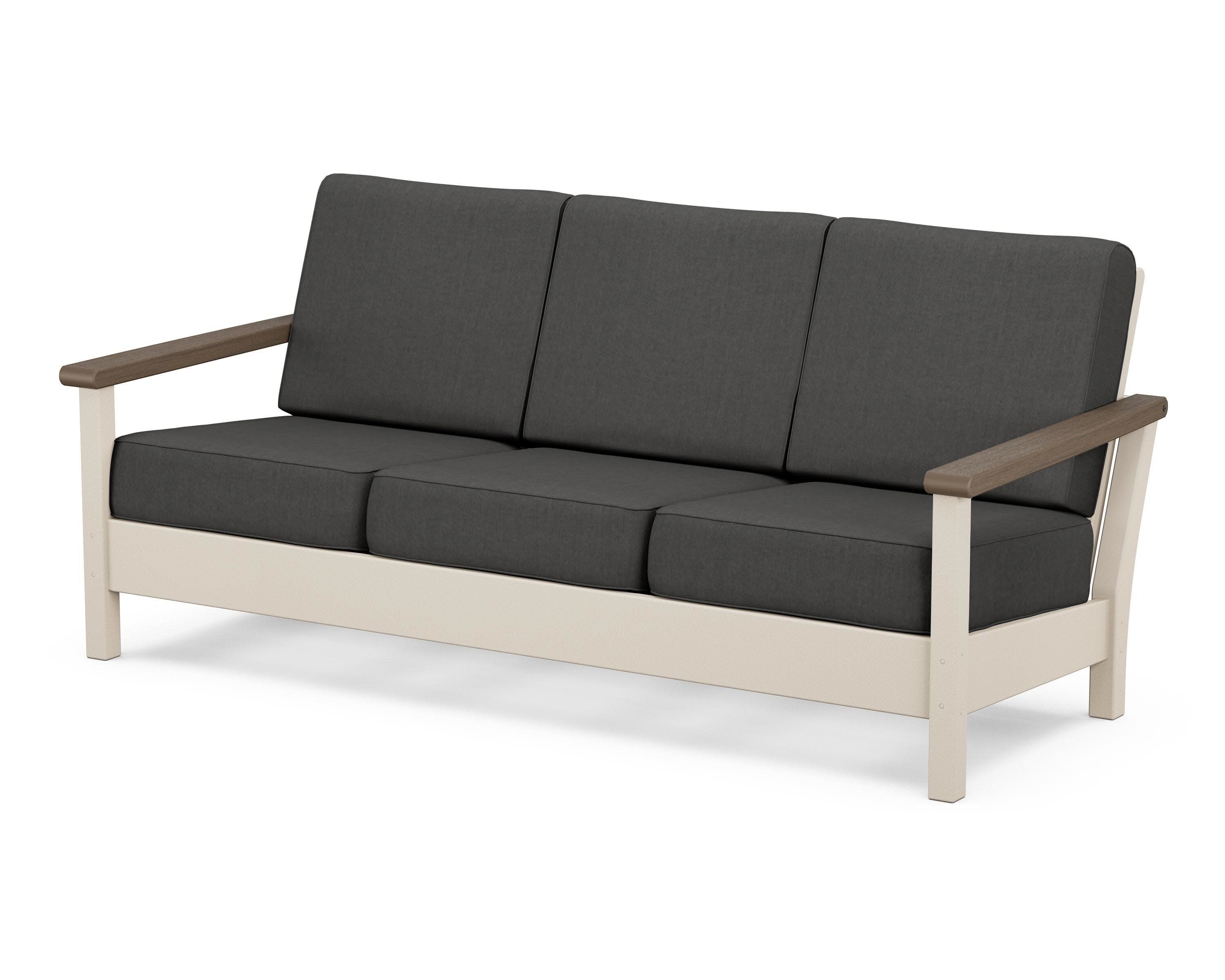 Harbour Deep Seating Sofa in Sand / Kona / Spectrum Carbon