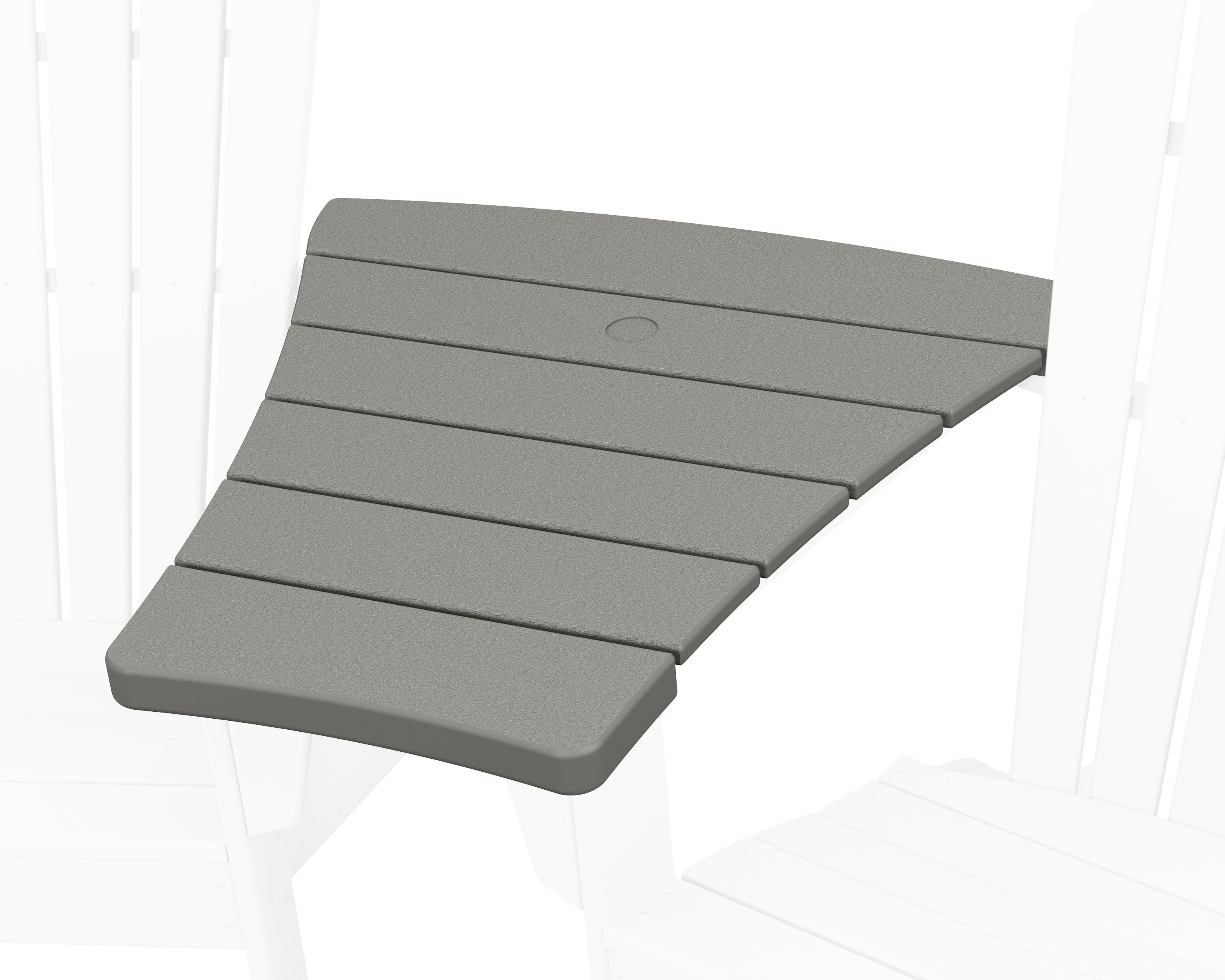 Angled Adirondack Connecting Table in Slate Grey