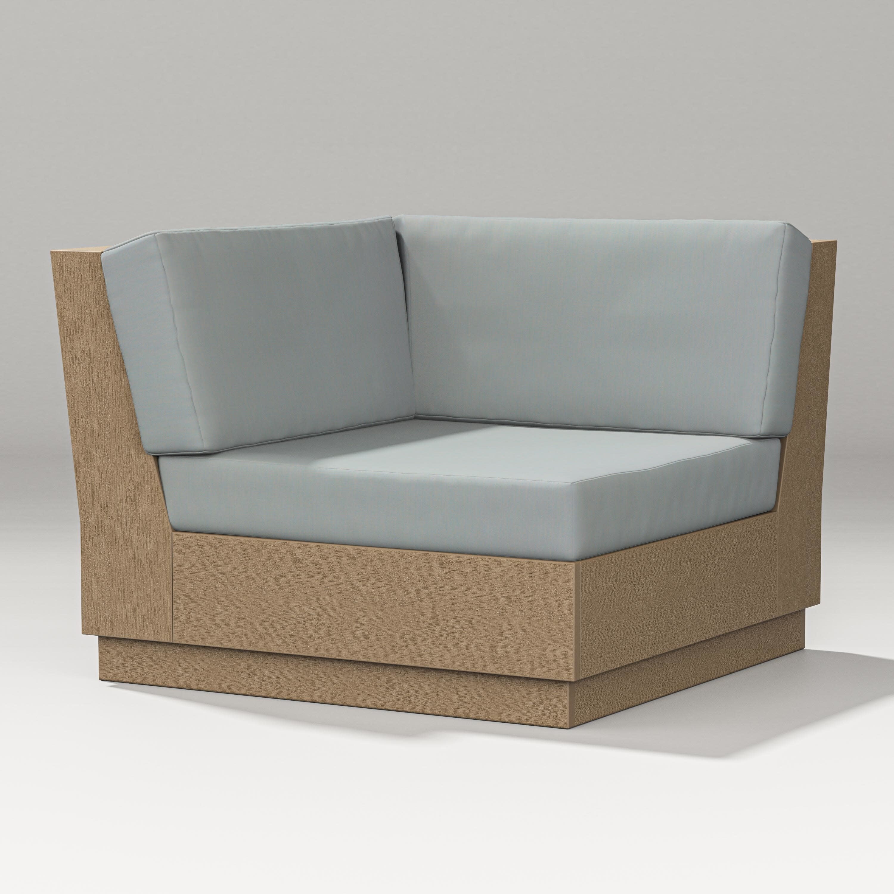 Elevate Modular Corner Chair in Vintage Sahara / Spa