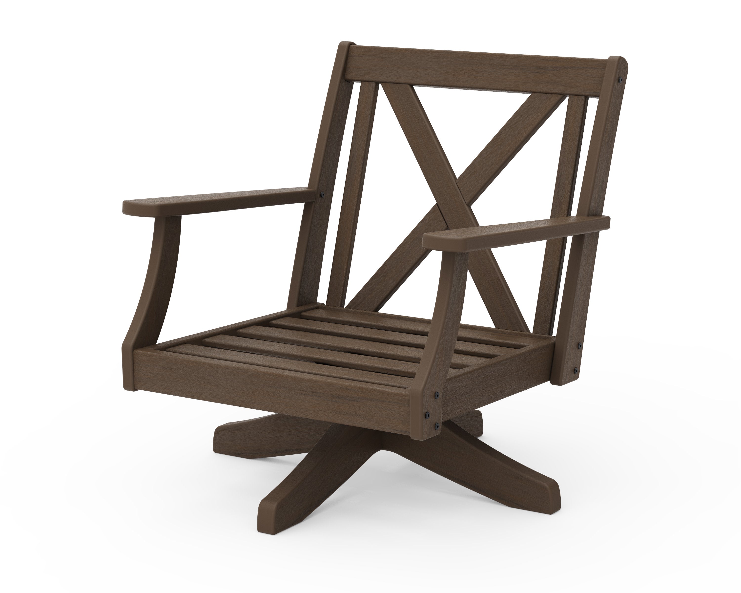 Braxton Deep Seating Swivel Chair Frame in Kona