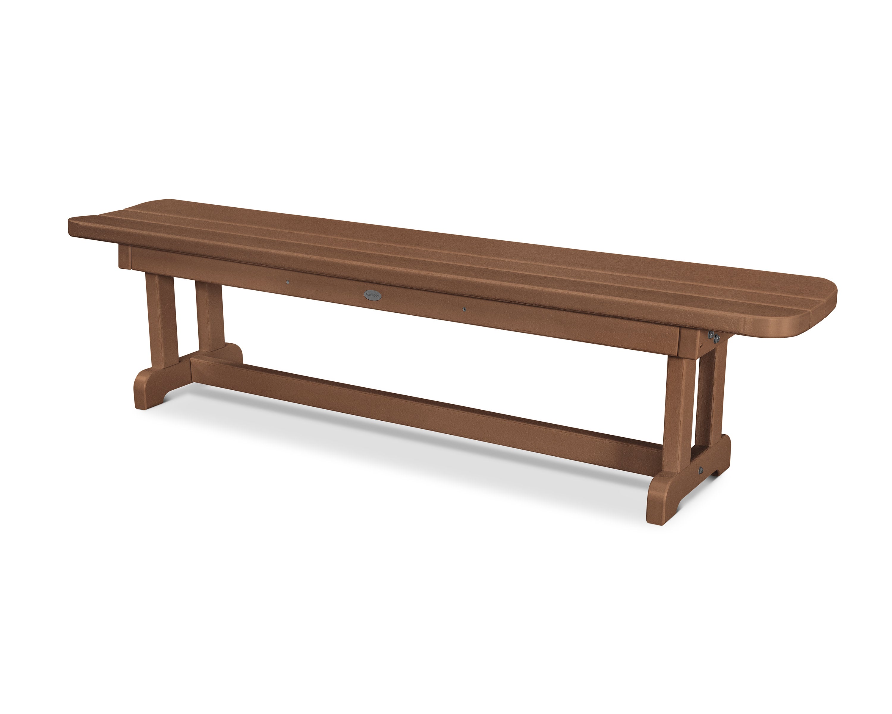 Park 72" Harvester Backless Bench in Teak