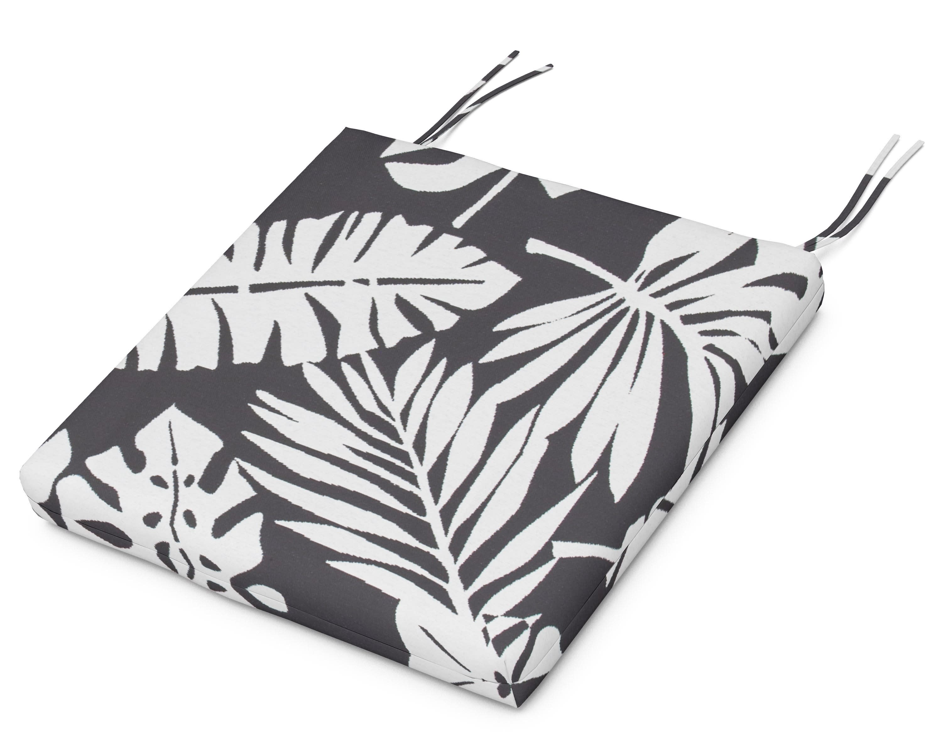 Standard Seat Cushion 16.5"D x 20.13"W x 2.5"H in Leaf Carbon