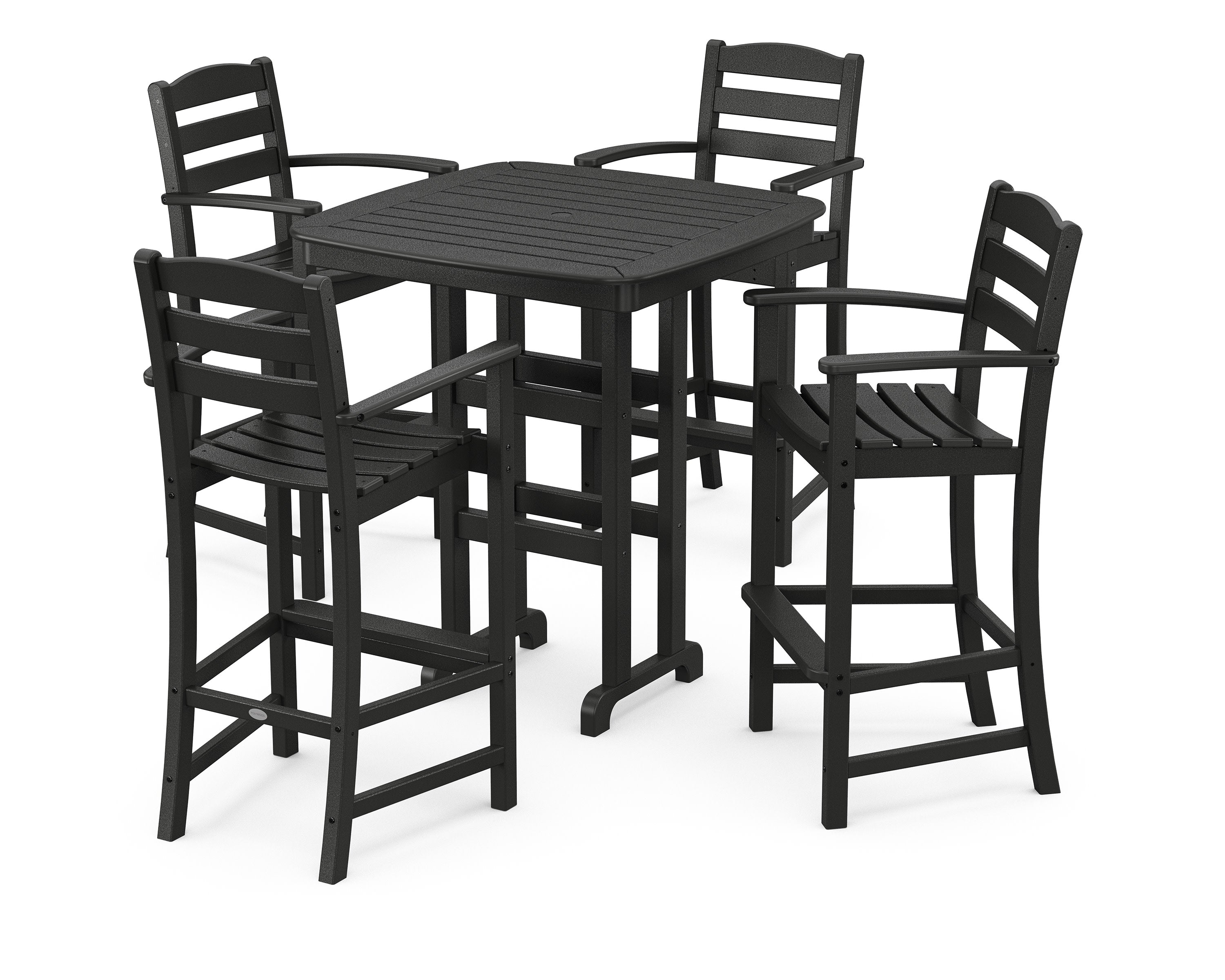 La Casa Caf 5-Piece Bar Set in Black