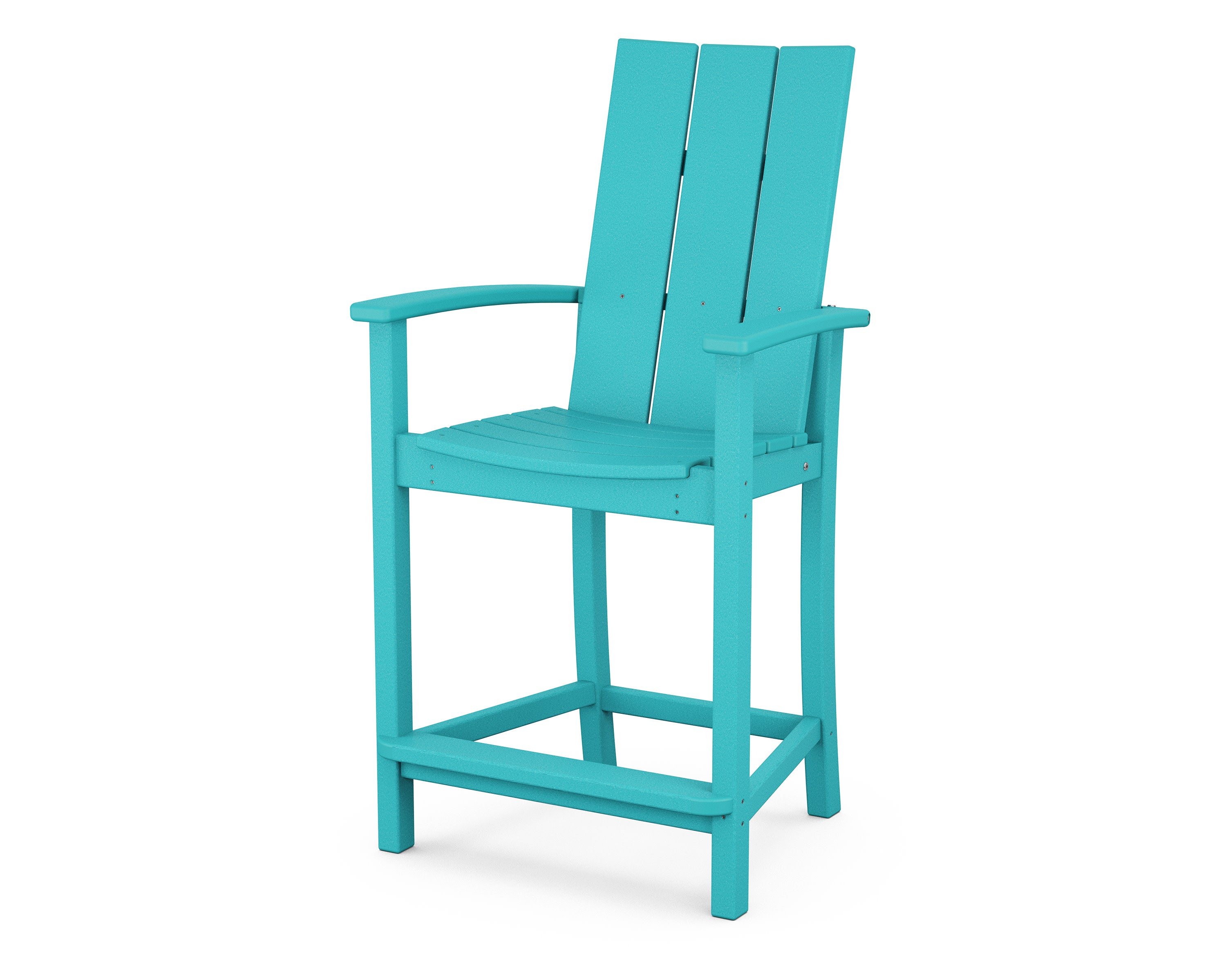 Modern Adirondack Counter Chair in Aruba